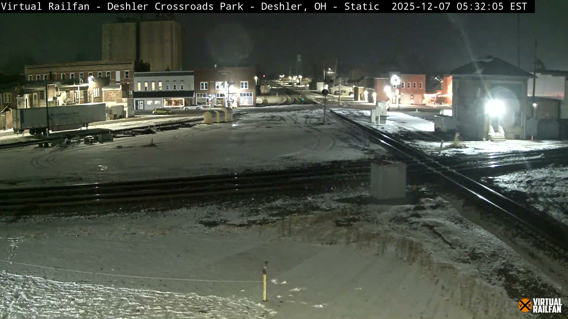 Deshler Crossroad Park Railway Junction Live Cam - Deshler, Henry, Ohio, USA