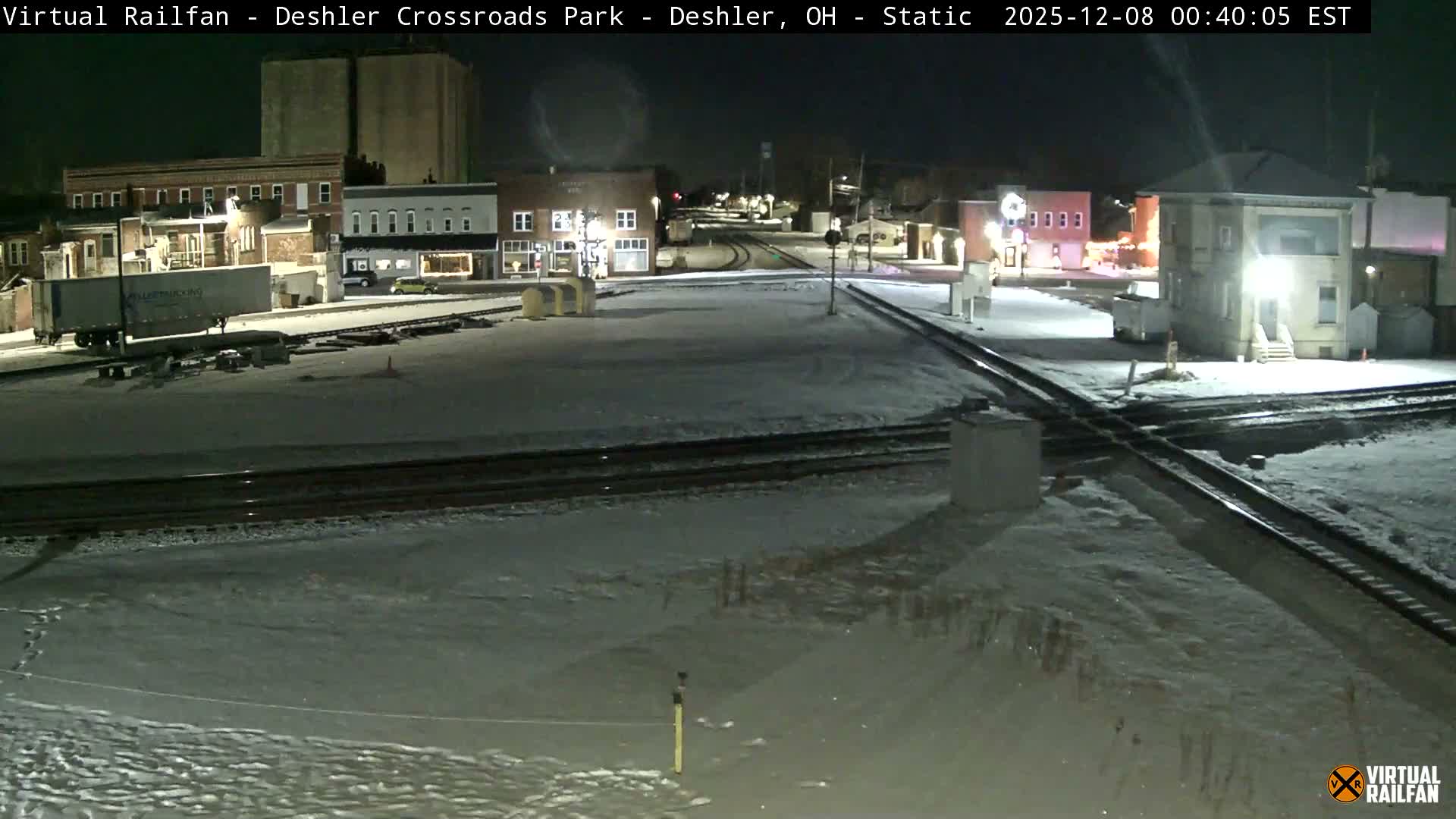 Deshler Crossroad Park Railway Junction Live Cam - Deshler, Henry, Ohio, USA