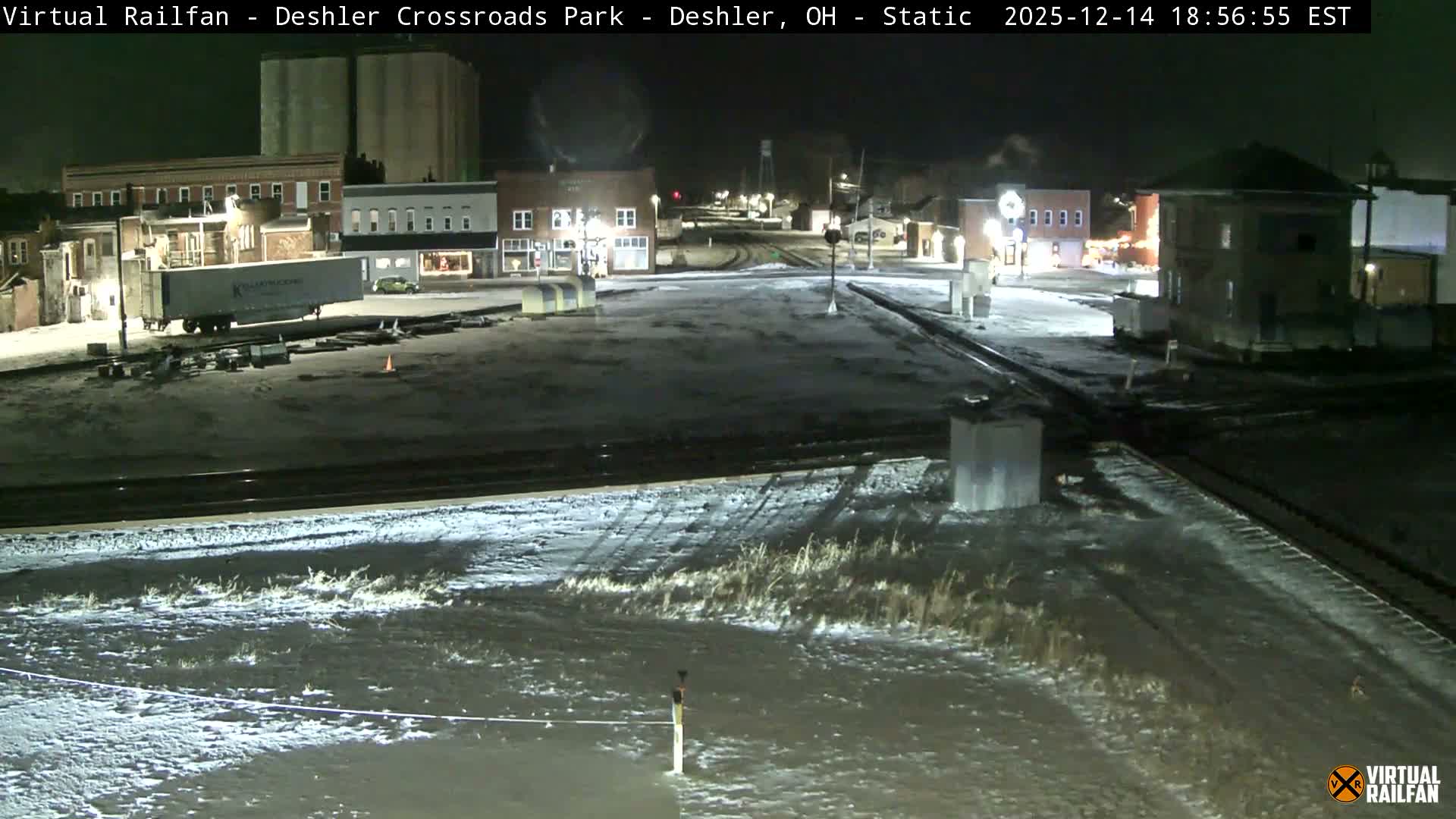 Deshler Crossroad Park Railway Junction Live Cam - Deshler, Henry, Ohio, USA
