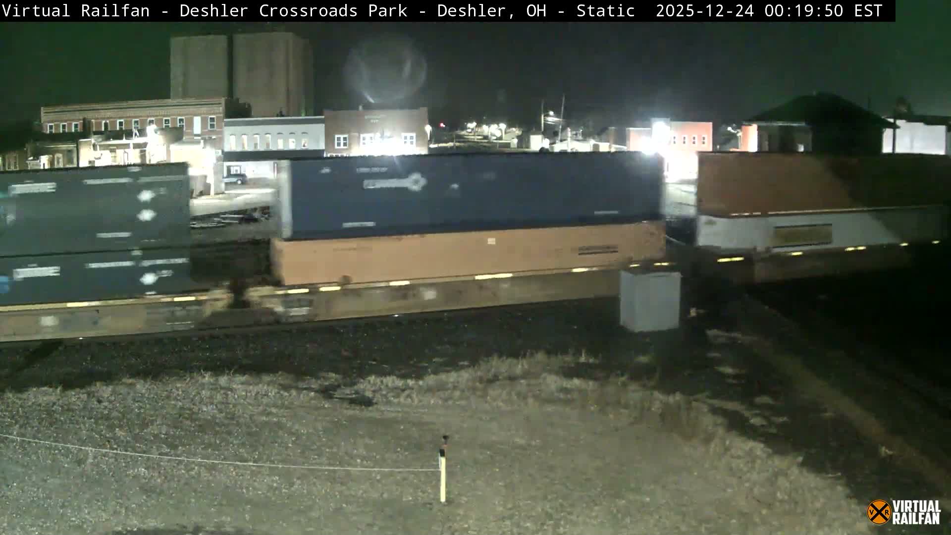 Deshler Crossroad Park Railway Junction Live Cam - Deshler, Henry, Ohio, USA