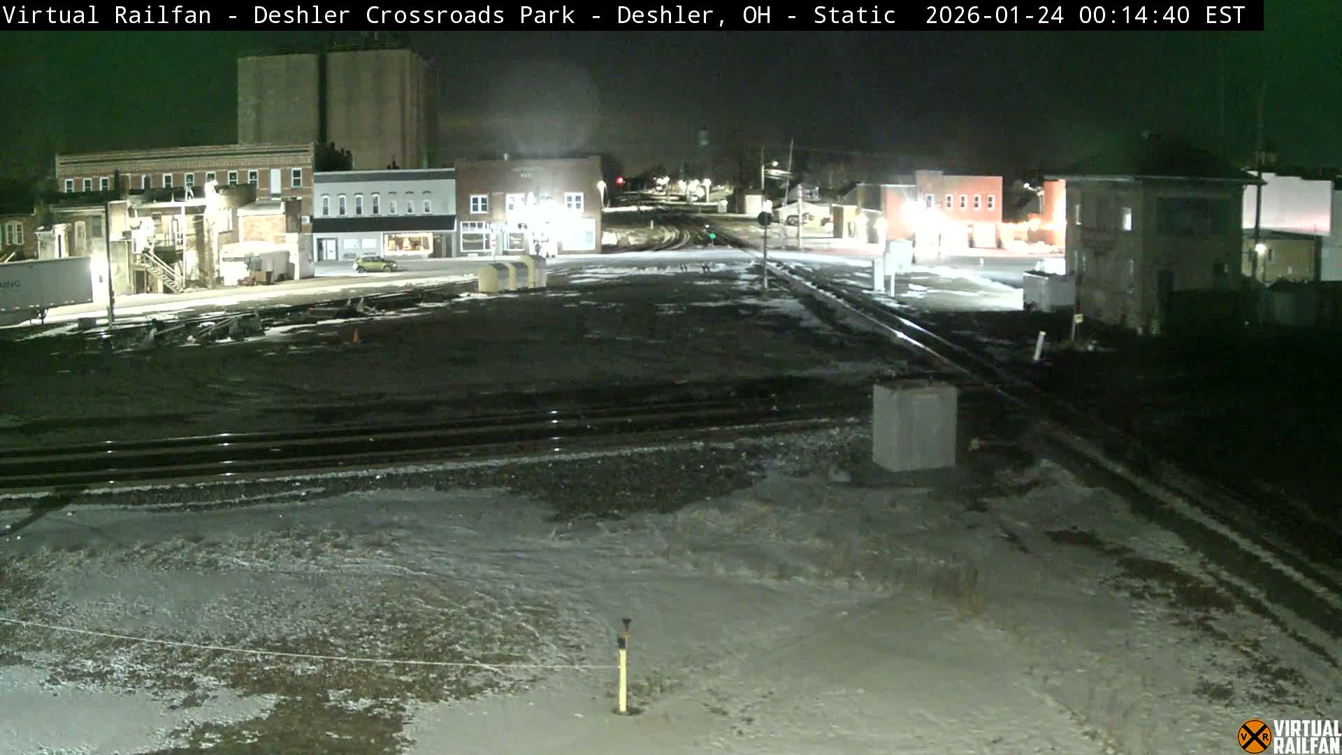 Deshler Crossroad Park Railway Junction Live Cam - Deshler, Henry, Ohio, USA