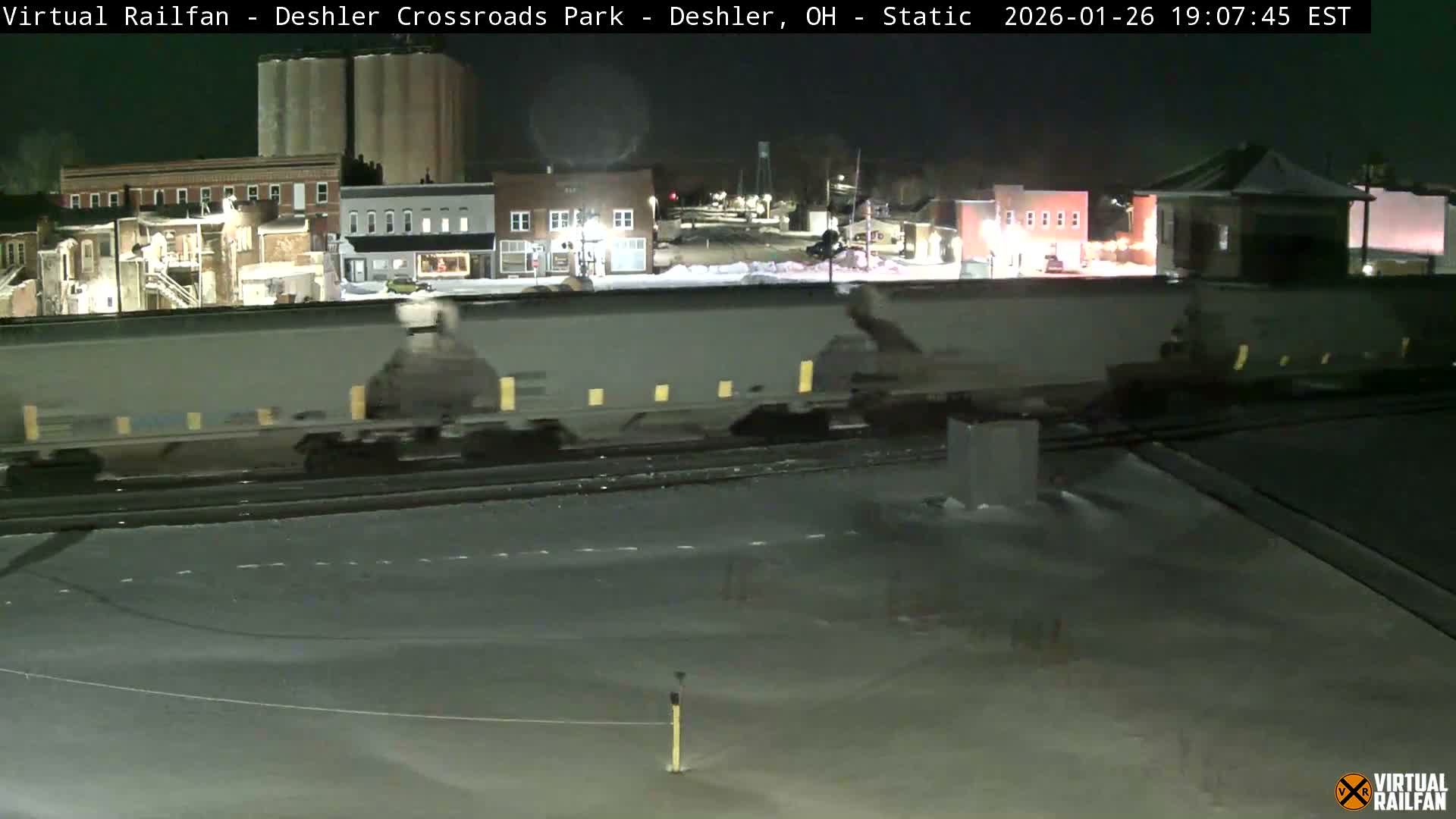 Deshler Crossroad Park Railway Junction Live Cam - Deshler, Henry, Ohio, USA