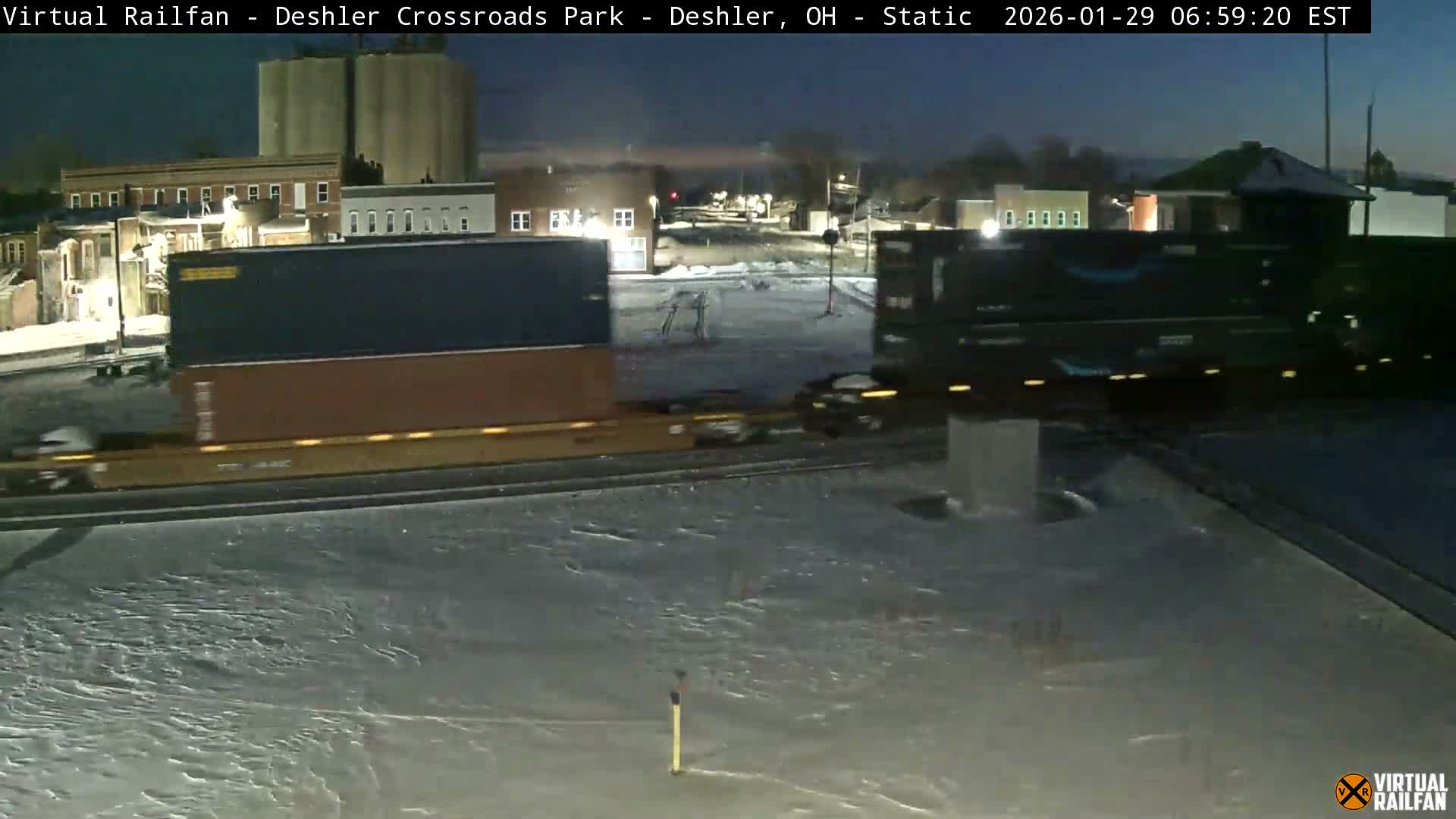 Deshler Crossroad Park Railway Junction Live Cam - Deshler, Henry, Ohio, USA