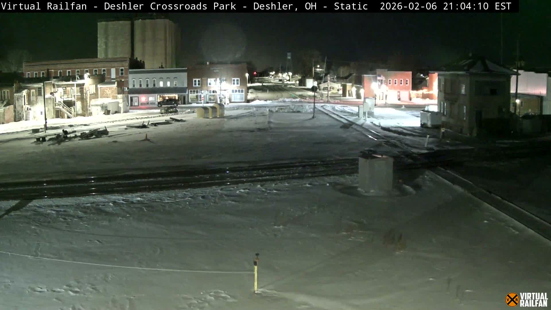 Deshler Crossroad Park Railway Junction Live Cam - Deshler, Henry, Ohio, USA