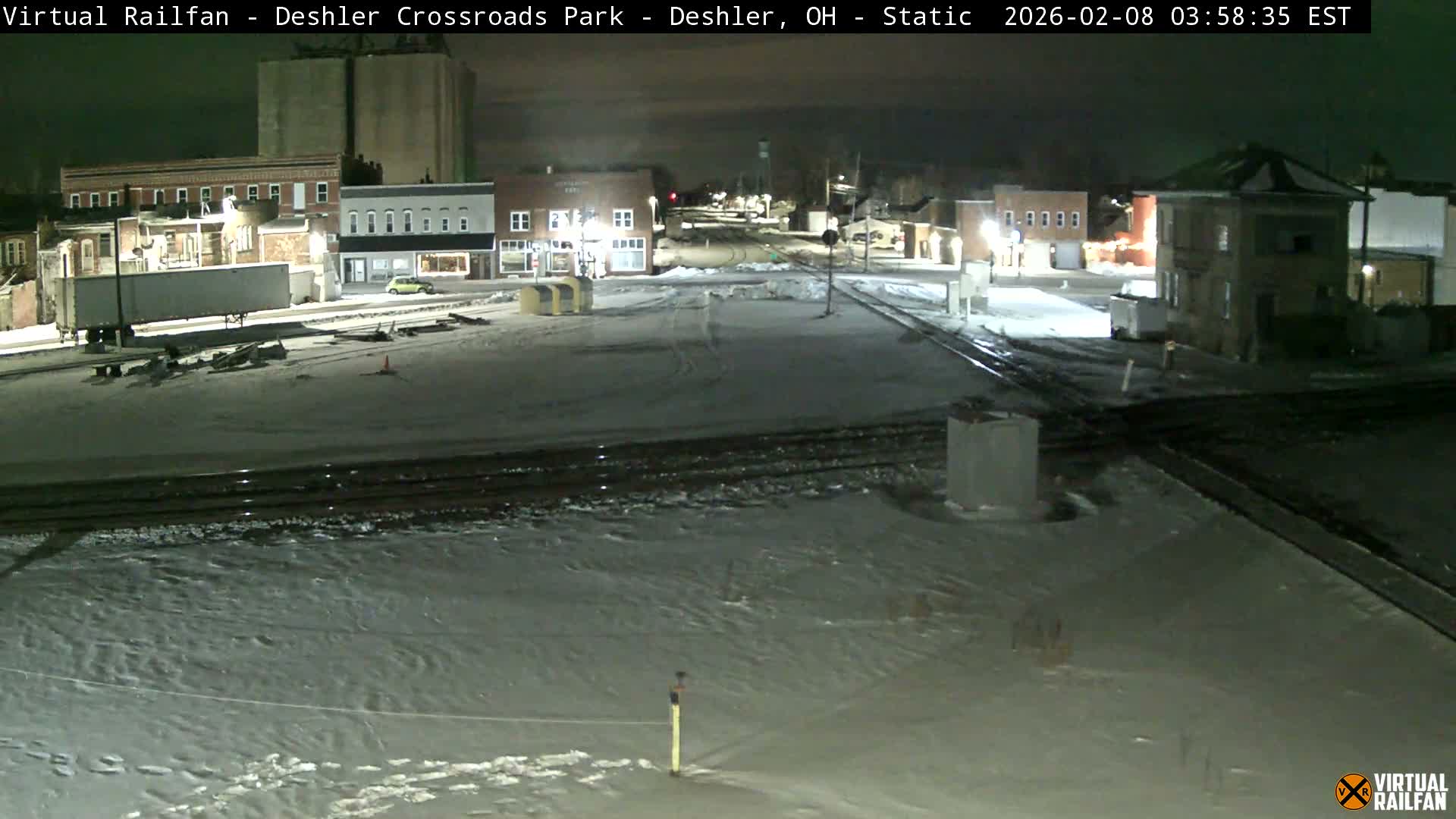Deshler Crossroad Park Railway Junction Live Cam - Deshler, Henry, Ohio, USA