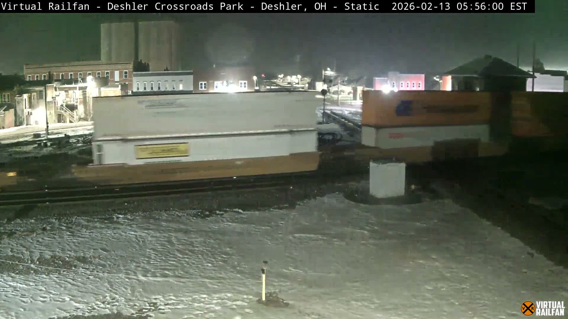 Deshler Crossroad Park Railway Junction Live Cam - Deshler, Henry, Ohio, USA