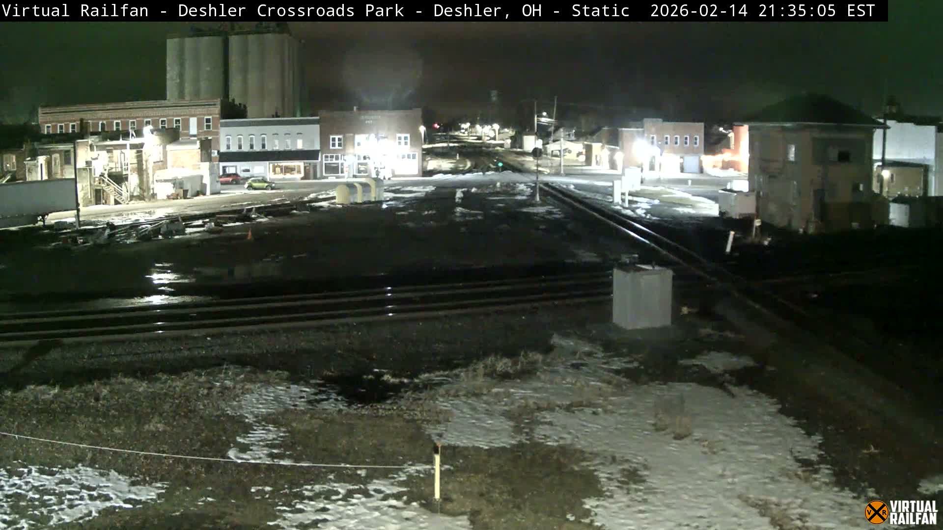 Deshler Crossroad Park Railway Junction Live Cam - Deshler, Henry, Ohio, USA