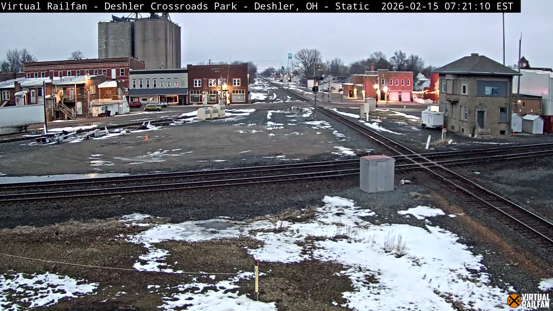 Deshler Crossroad Park Railway Junction Live Cam - Deshler, Henry, Ohio, USA