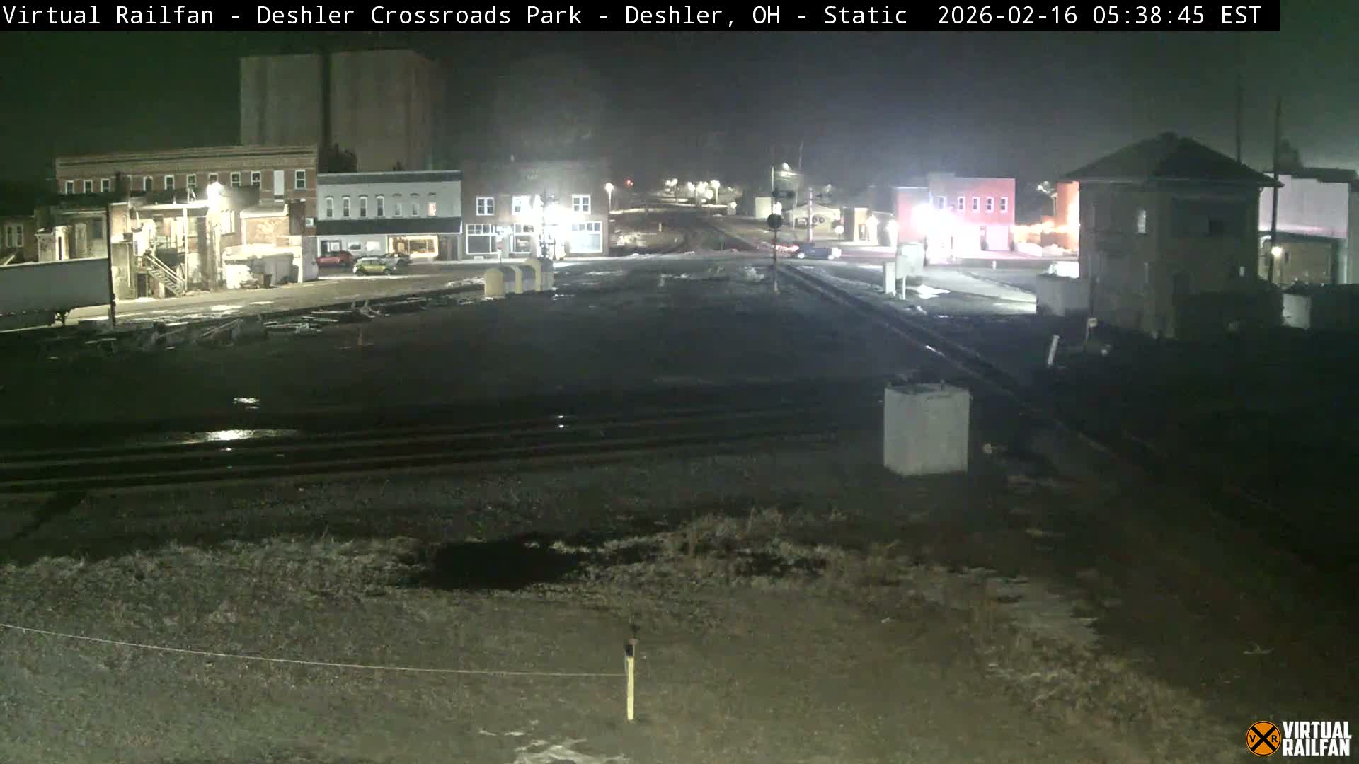 Deshler Crossroad Park Railway Junction Live Cam - Deshler, Henry, Ohio, USA
