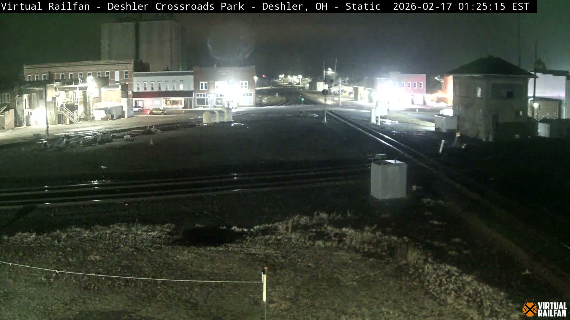 Deshler Crossroad Park Railway Junction Live Cam - Deshler, Henry, Ohio, USA