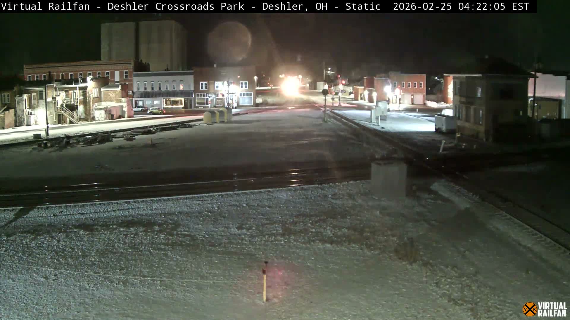 Deshler Crossroad Park Railway Junction Live Cam - Deshler, Henry, Ohio, USA