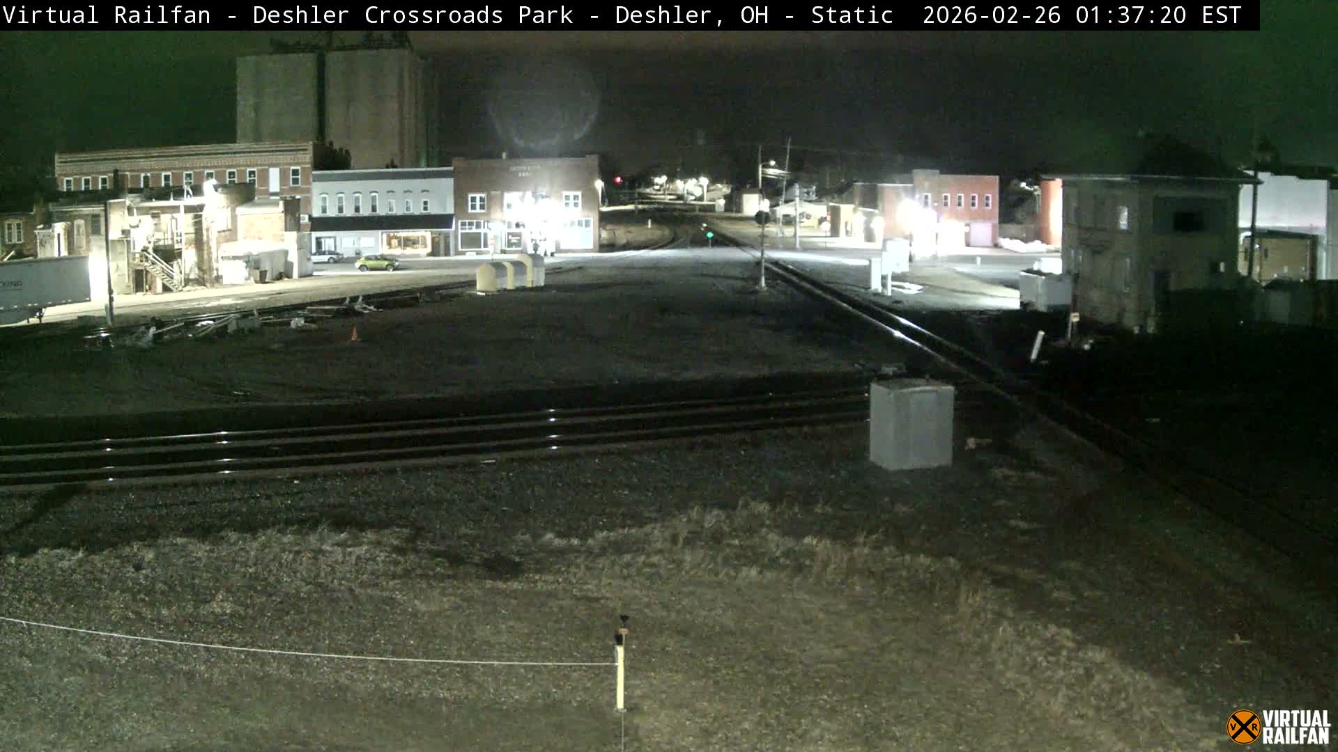 Deshler Crossroad Park Railway Junction Live Cam - Deshler, Henry, Ohio, USA