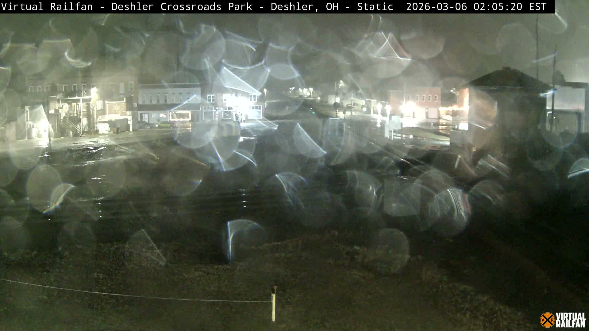 Deshler Crossroad Park Railway Junction Live Cam - Deshler, Henry, Ohio, USA