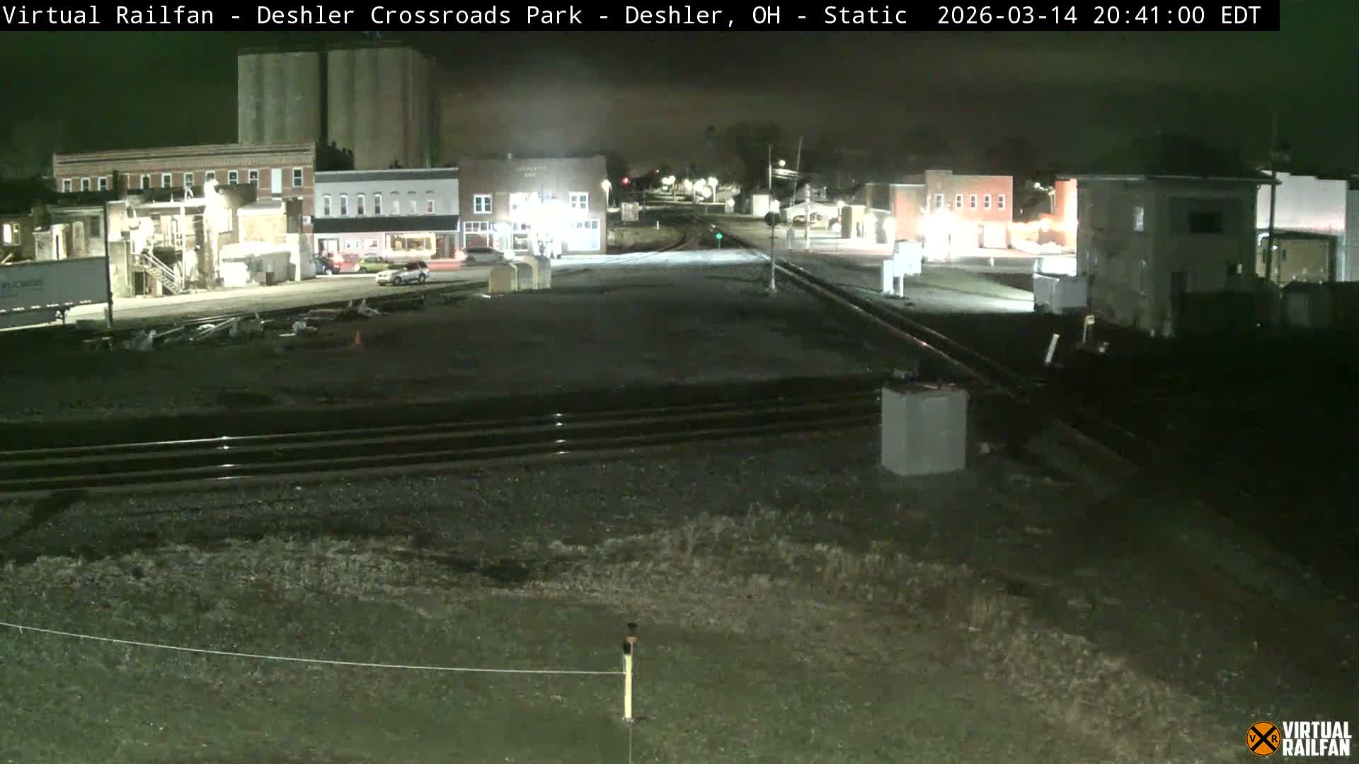 Deshler Crossroad Park Railway Junction Live Cam - Deshler, Henry, Ohio, USA