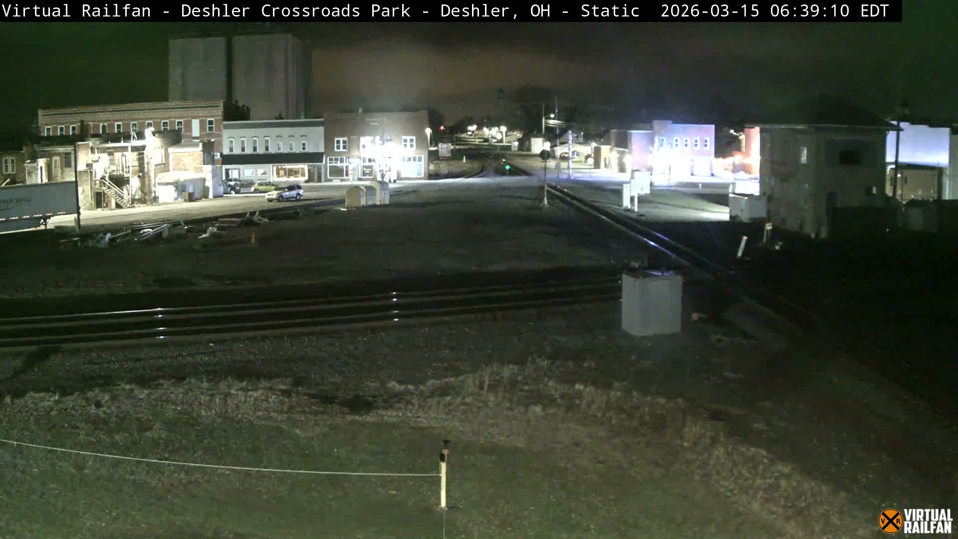 Deshler Crossroad Park Railway Junction Live Cam - Deshler, Henry, Ohio, USA