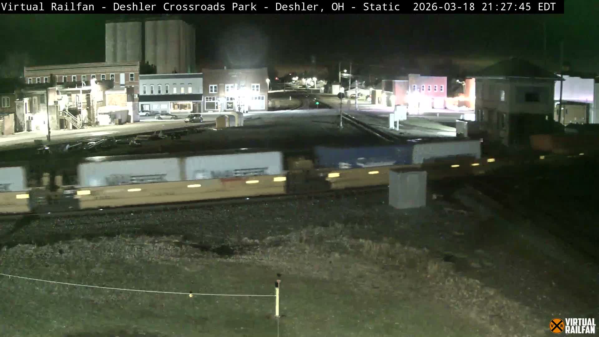 Deshler Crossroad Park Railway Junction Live Cam - Deshler, Henry, Ohio, USA