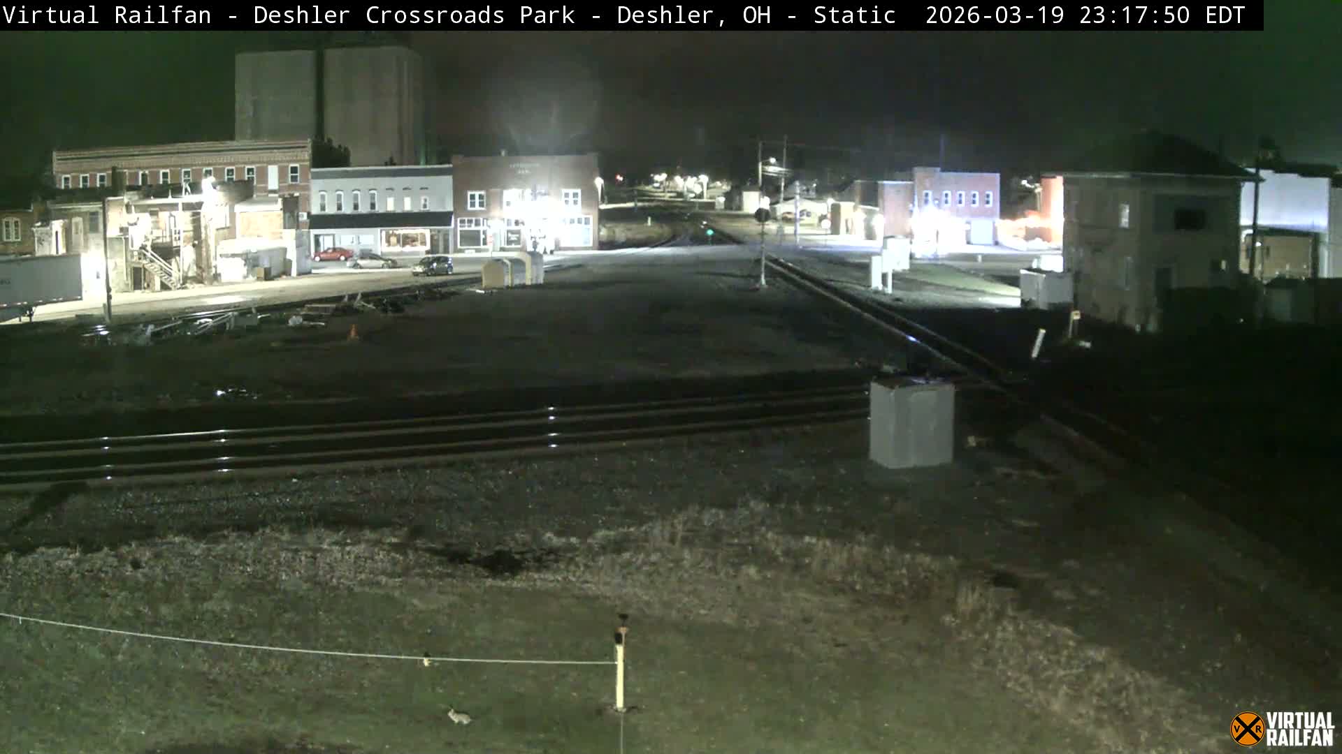 Deshler Crossroad Park Railway Junction Live Cam - Deshler, Henry, Ohio, USA