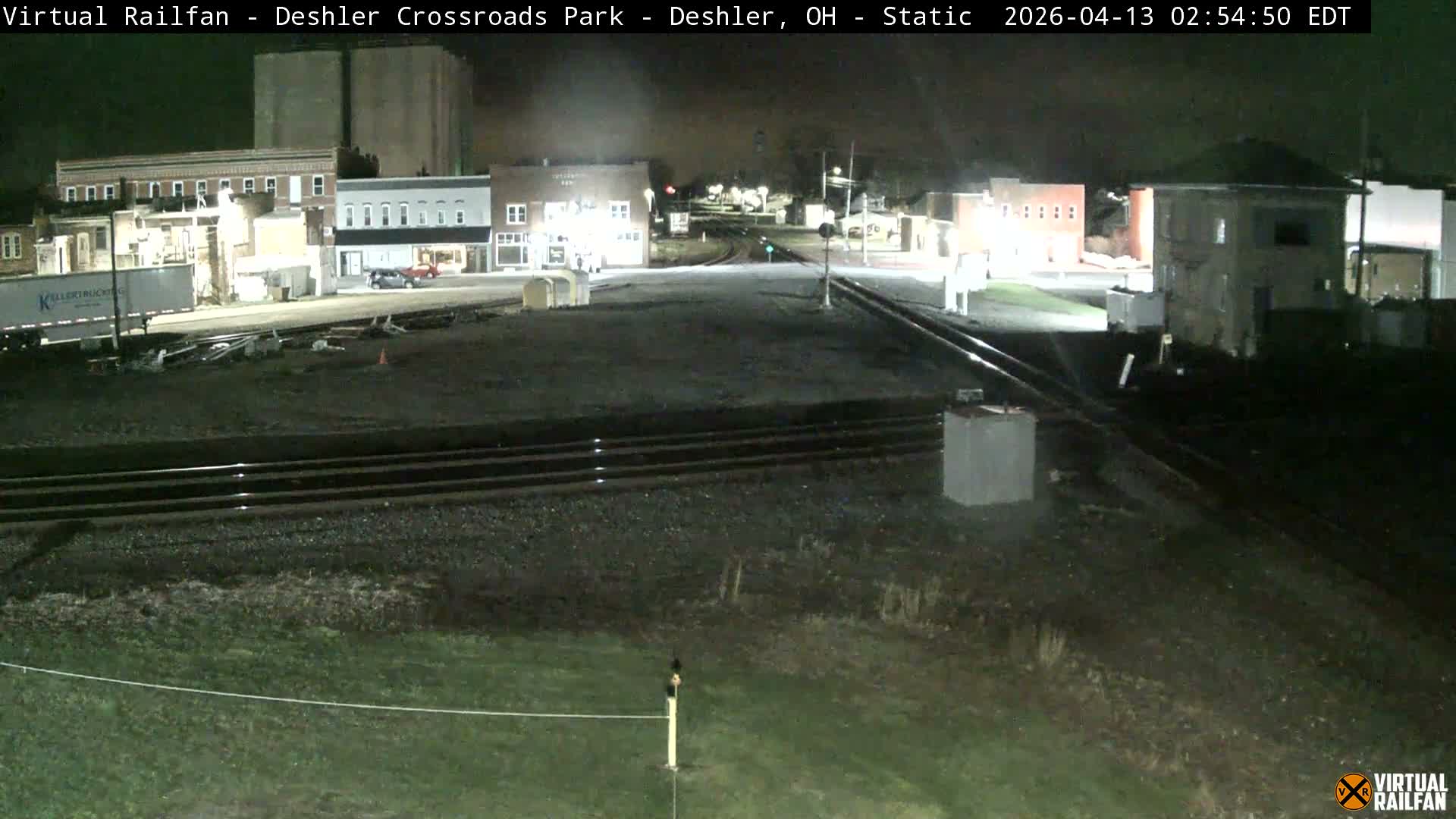 Deshler Crossroad Park Railway Junction Live Cam - Deshler, Henry, Ohio, USA