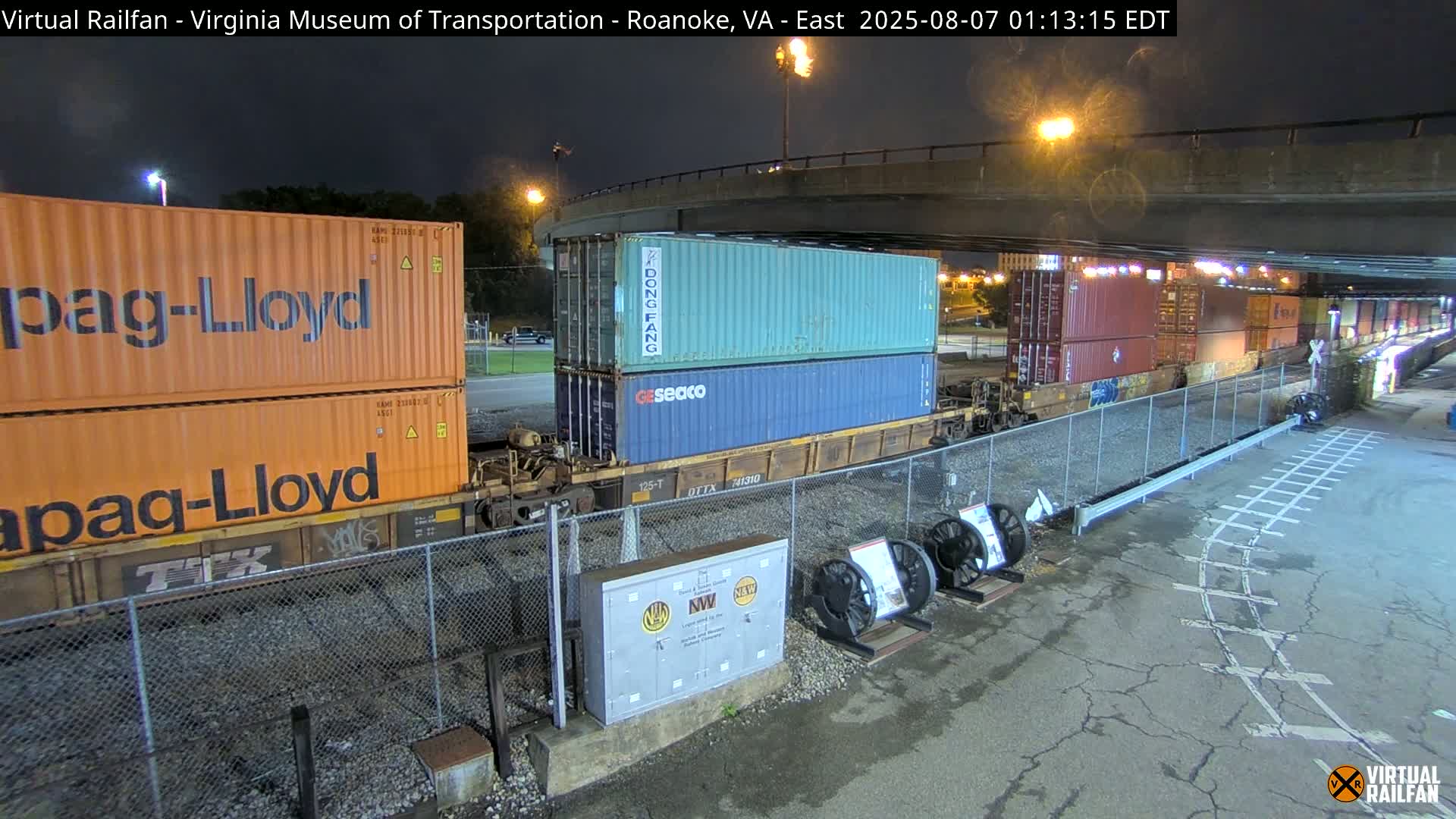 Roanoke (Static) Railway from Virginia Museum of Transportation Live Cam - Roanoke, Virginia, USA 