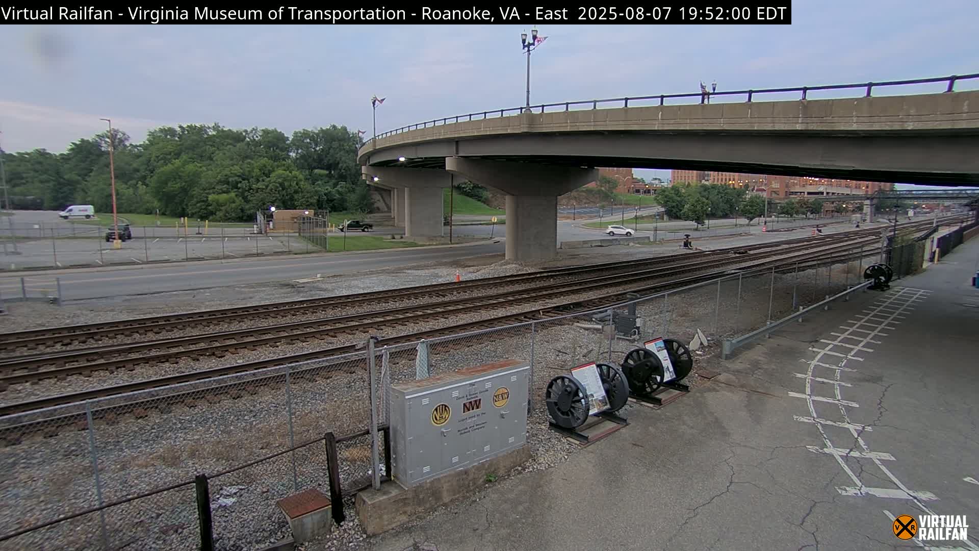 Roanoke (Static) Railway from Virginia Museum of Transportation Live Cam - Roanoke, Virginia, USA 