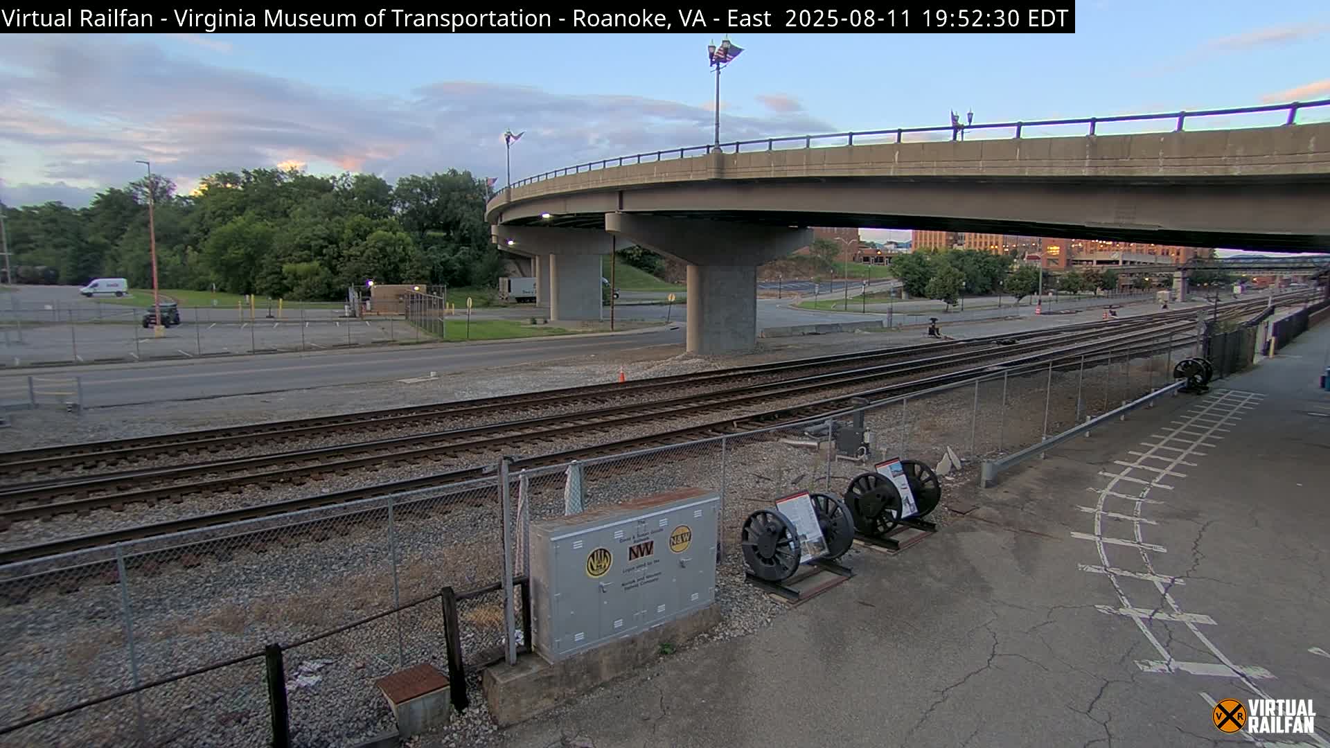 Roanoke (Static) Railway from Virginia Museum of Transportation Live Cam - Roanoke, Virginia, USA 