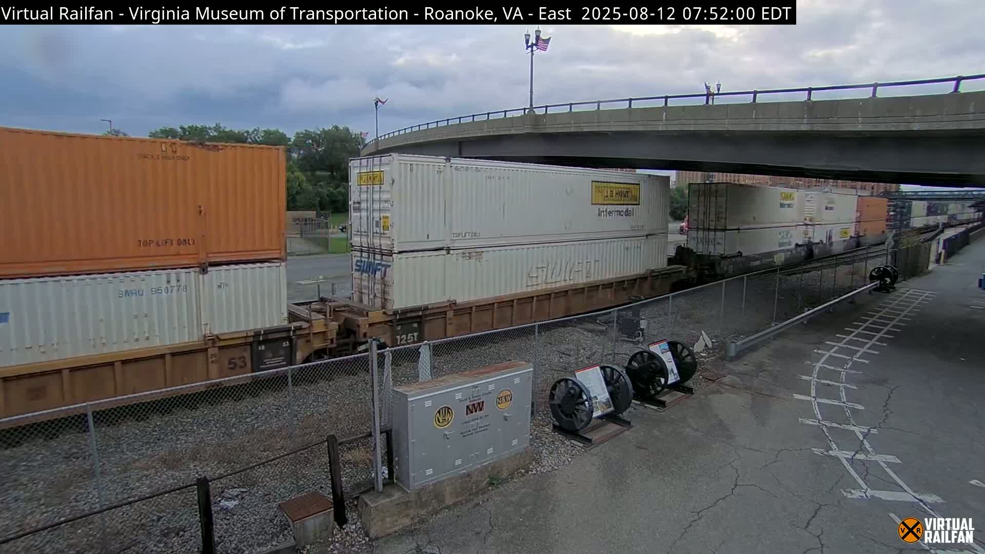Roanoke (Static) Railway from Virginia Museum of Transportation Live Cam - Roanoke, Virginia, USA 