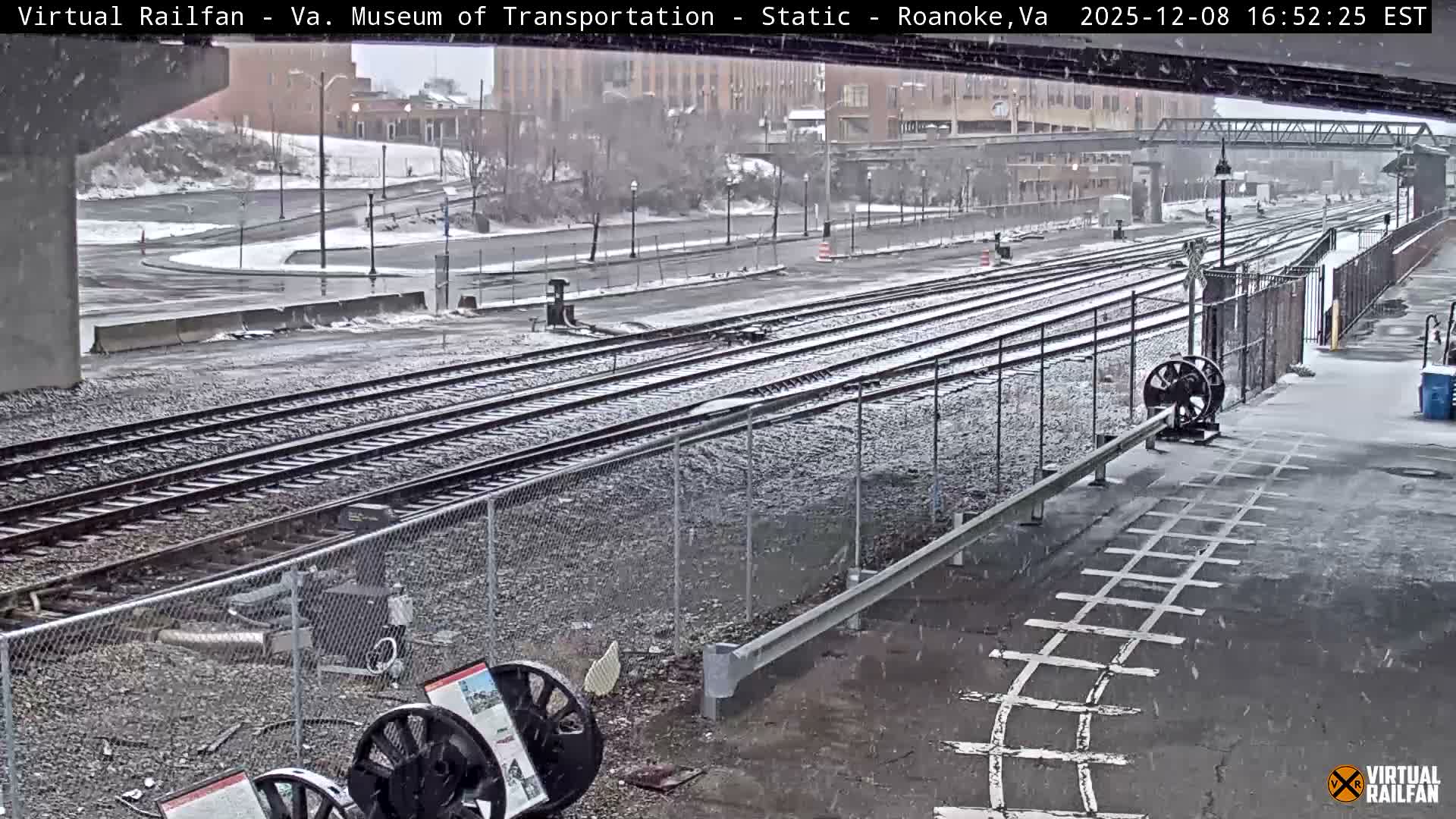 Roanoke (Static) Railway from Virginia Museum of Transportation Live Cam - Roanoke, Virginia, USA 