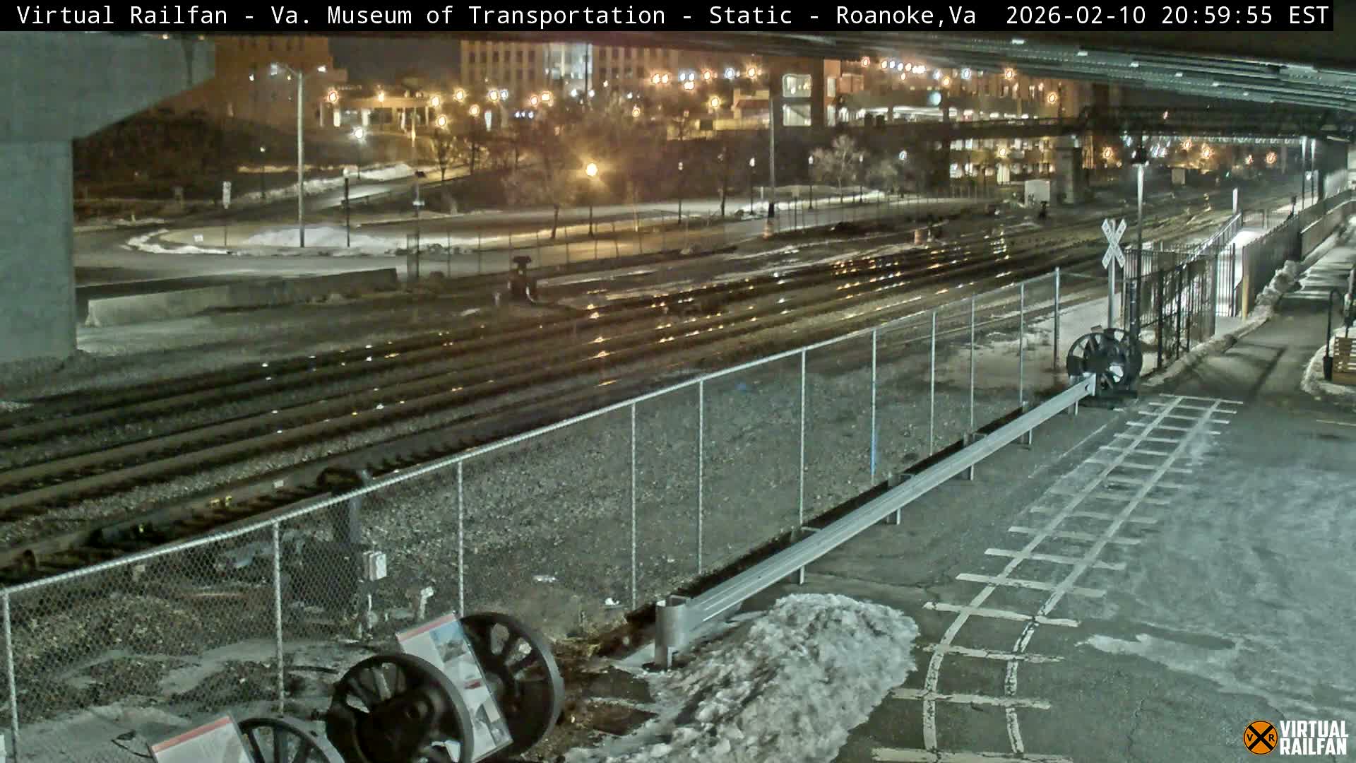 Roanoke (Static) Railway from Virginia Museum of Transportation Live Cam - Roanoke, Virginia, USA 