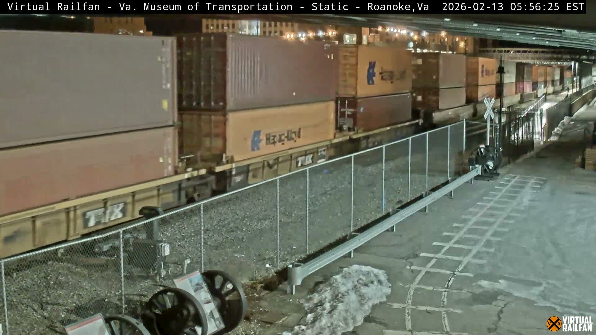 Roanoke (Static) Railway from Virginia Museum of Transportation Live Cam - Roanoke, Virginia, USA 