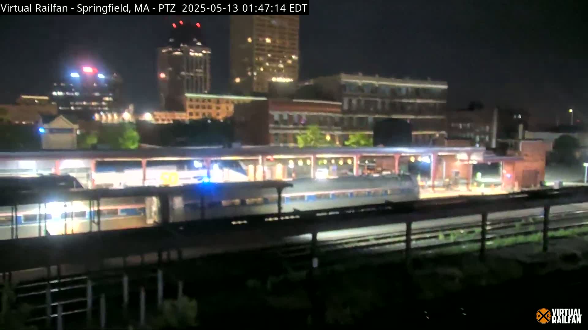 Springfield City & Springfield Union Railway Station Live Cam - Springfield, Hampden, Massachusetts, USA