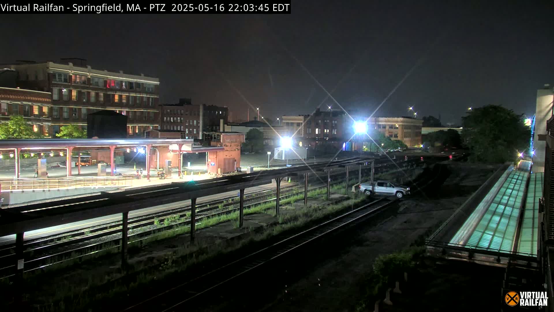 Springfield City & Springfield Union Railway Station Live Cam - Springfield, Hampden, Massachusetts, USA