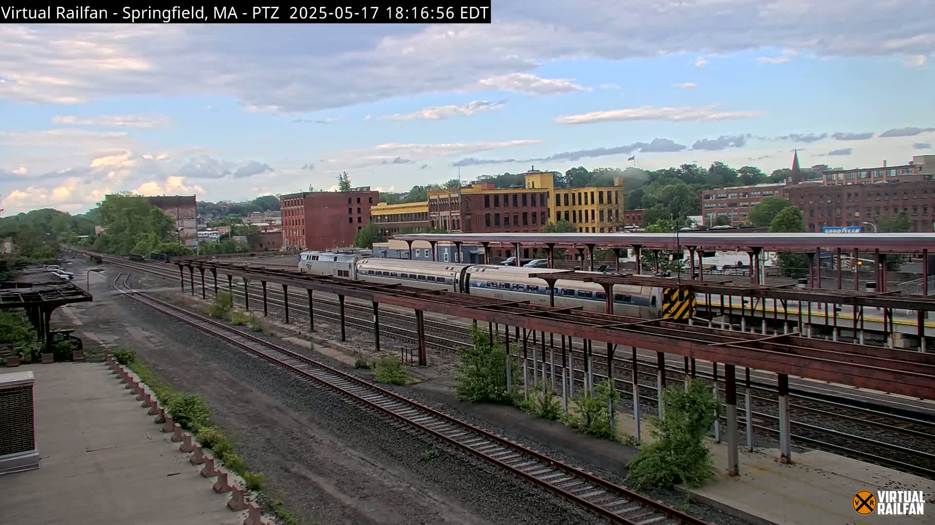 Springfield City & Springfield Union Railway Station Live Cam - Springfield, Hampden, Massachusetts, USA