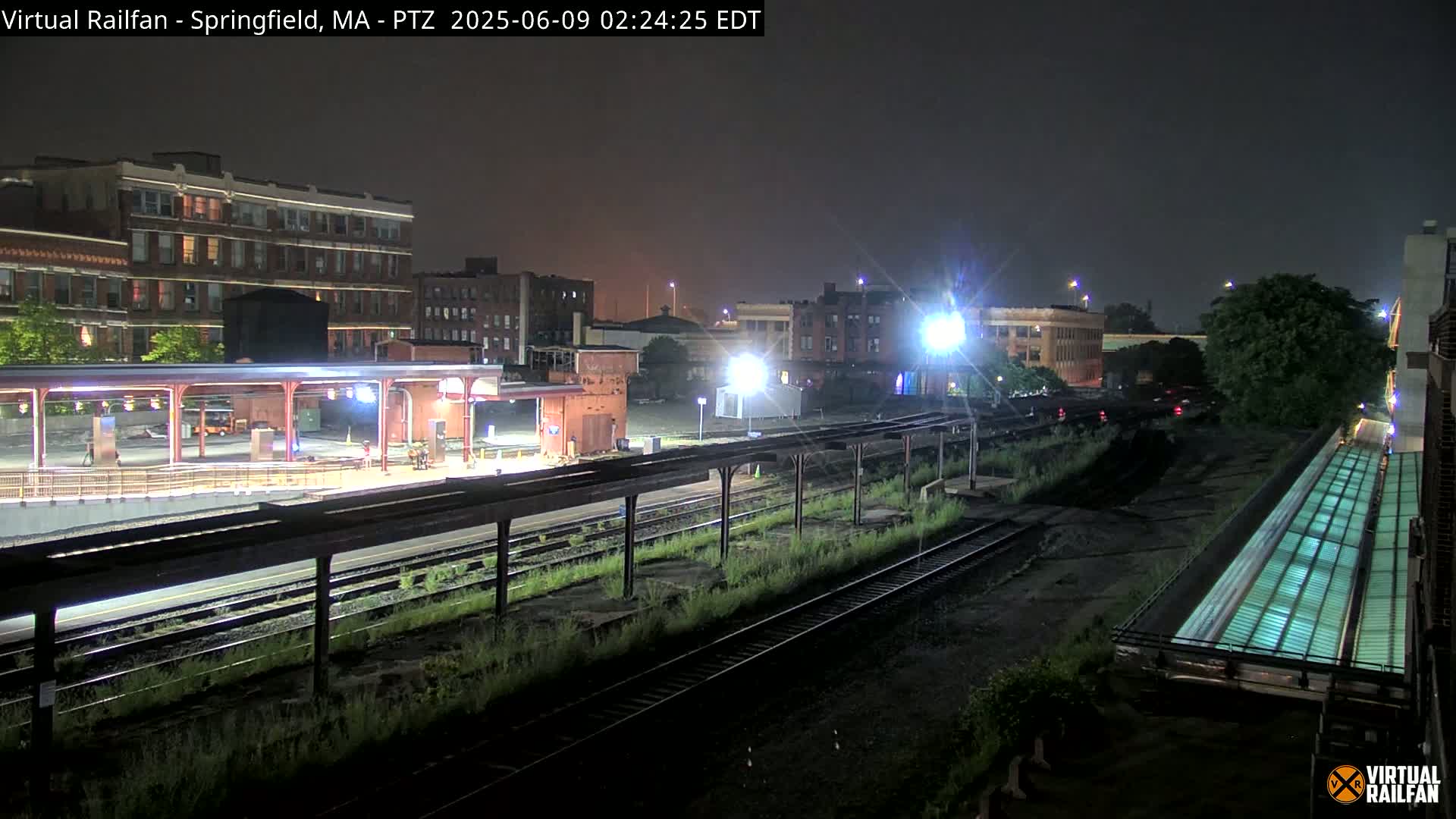 Springfield City & Springfield Union Railway Station Live Cam - Springfield, Hampden, Massachusetts, USA