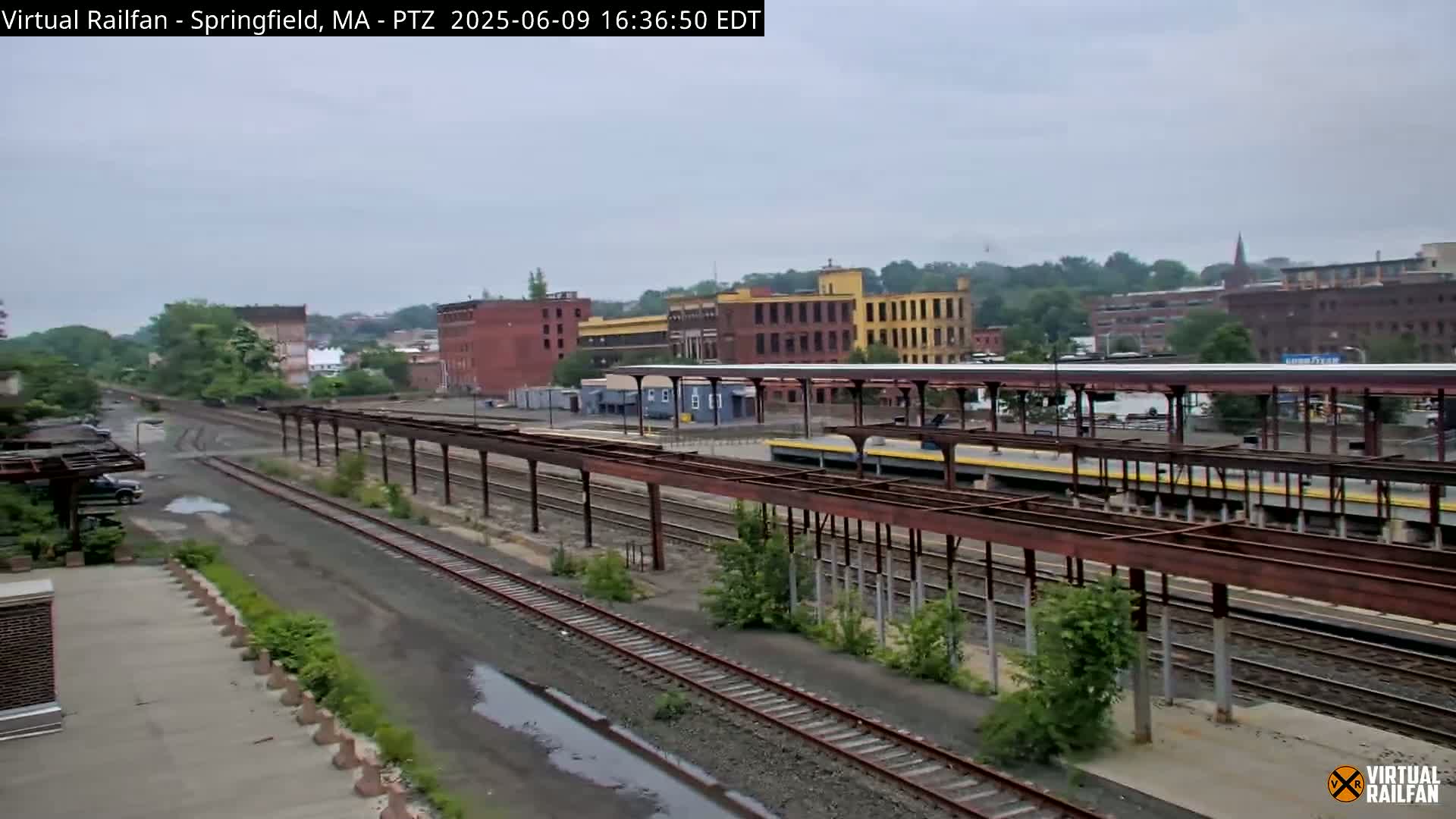 Springfield City & Springfield Union Railway Station Live Cam - Springfield, Hampden, Massachusetts, USA