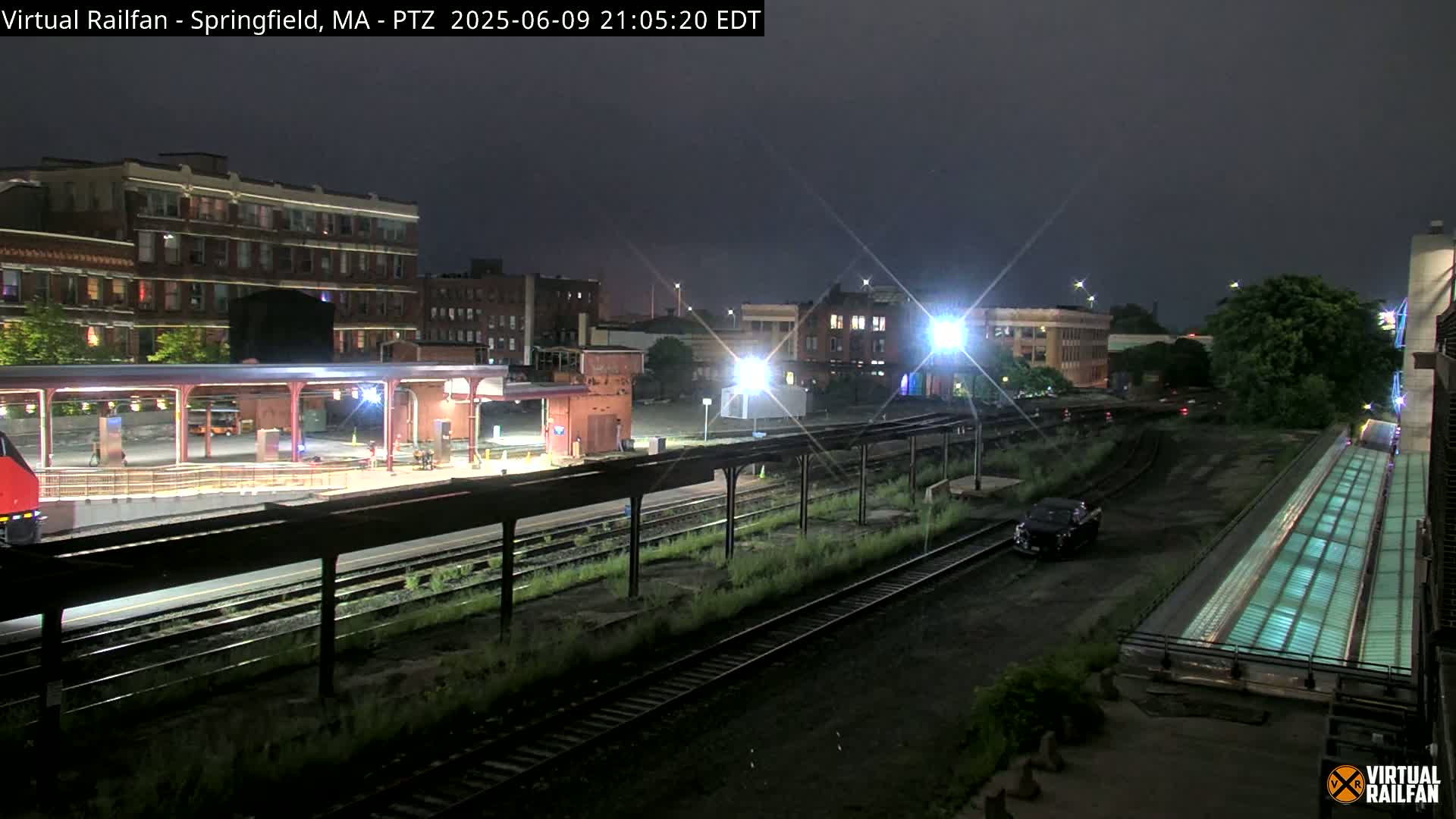 Springfield City & Springfield Union Railway Station Live Cam - Springfield, Hampden, Massachusetts, USA