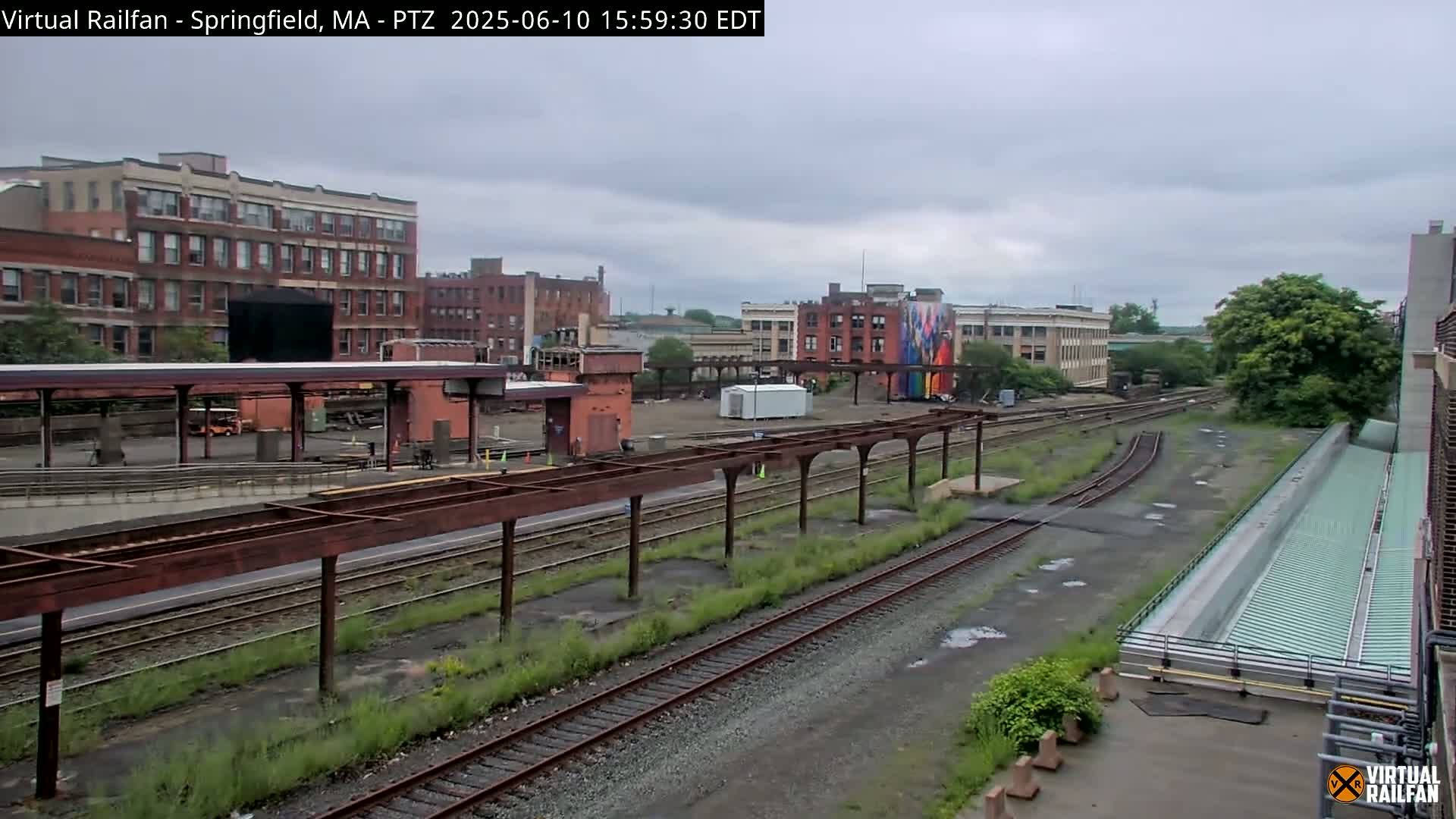 Springfield City & Springfield Union Railway Station Live Cam - Springfield, Hampden, Massachusetts, USA