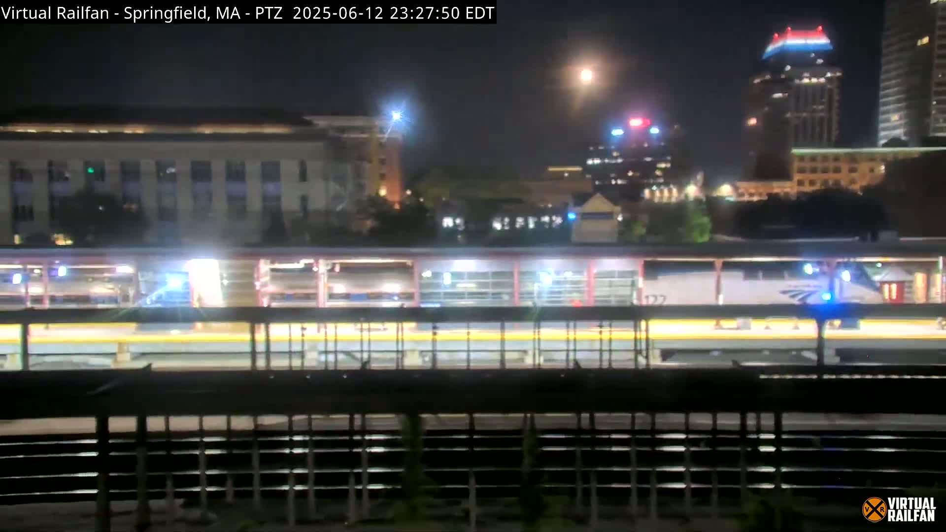 Springfield City & Springfield Union Railway Station Live Cam - Springfield, Hampden, Massachusetts, USA