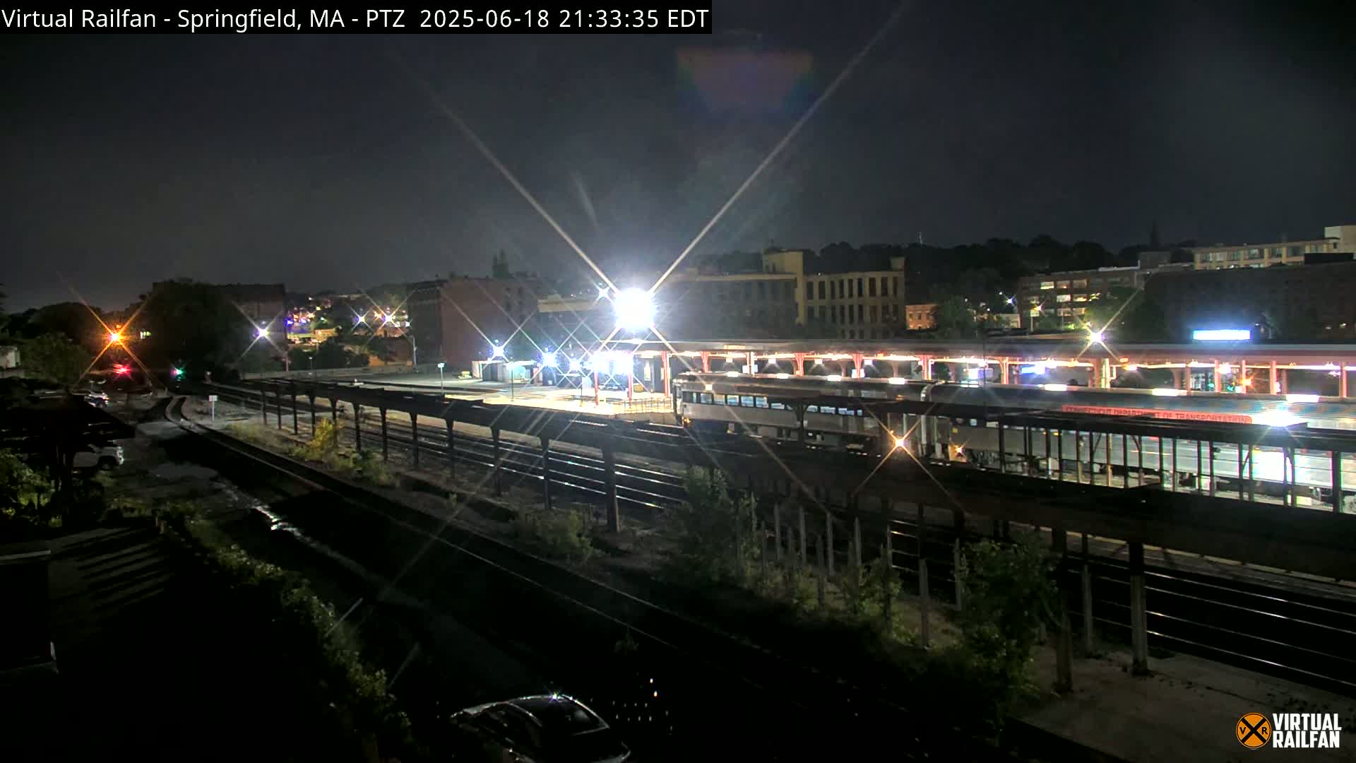Springfield City & Springfield Union Railway Station Live Cam - Springfield, Hampden, Massachusetts, USA