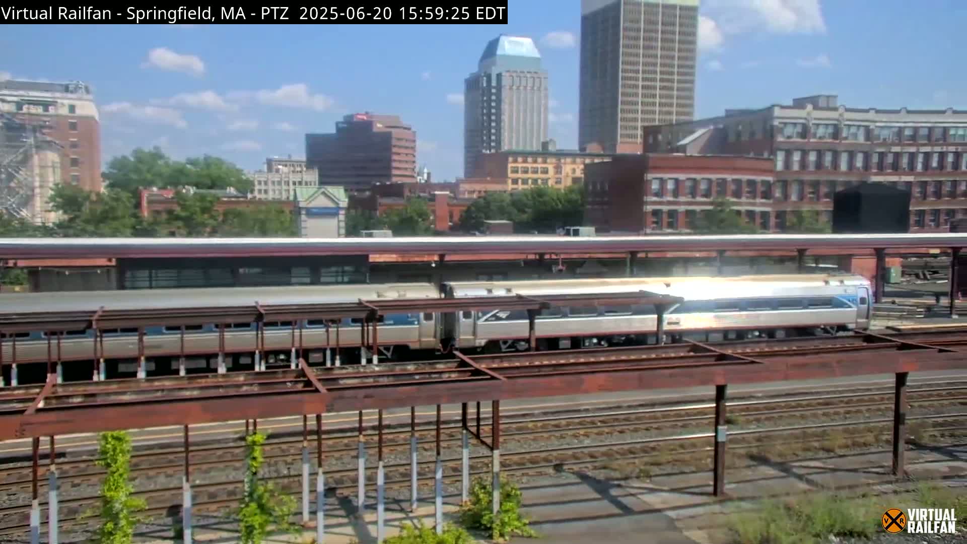 Springfield City & Springfield Union Railway Station Live Cam - Springfield, Hampden, Massachusetts, USA