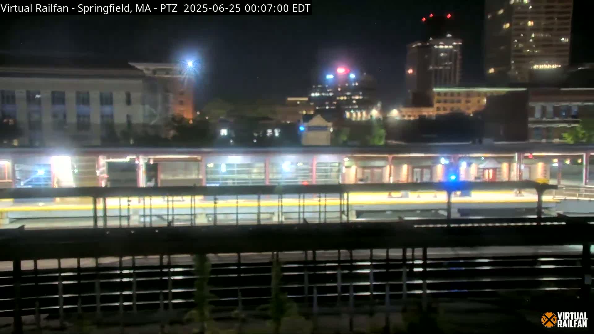 Springfield City & Springfield Union Railway Station Live Cam - Springfield, Hampden, Massachusetts, USA