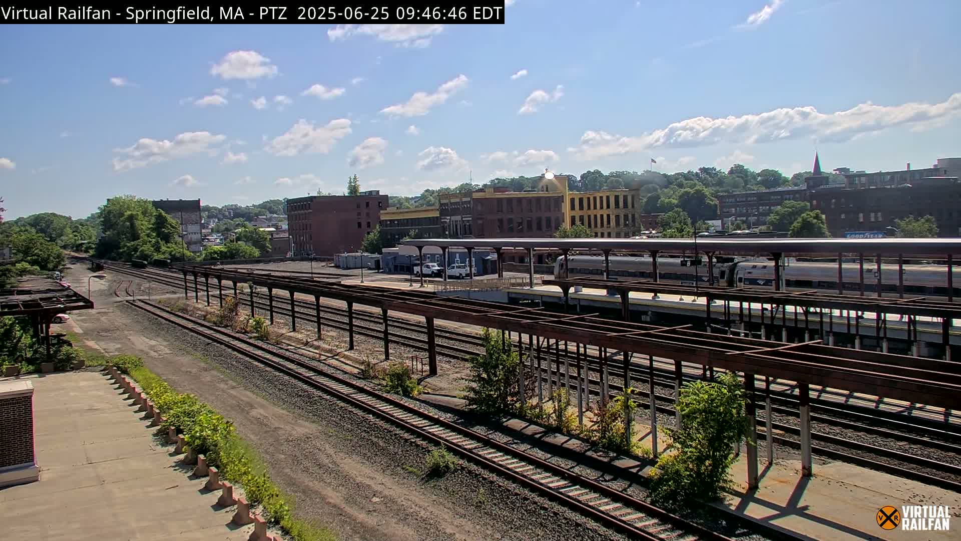 Springfield City & Springfield Union Railway Station Live Cam - Springfield, Hampden, Massachusetts, USA