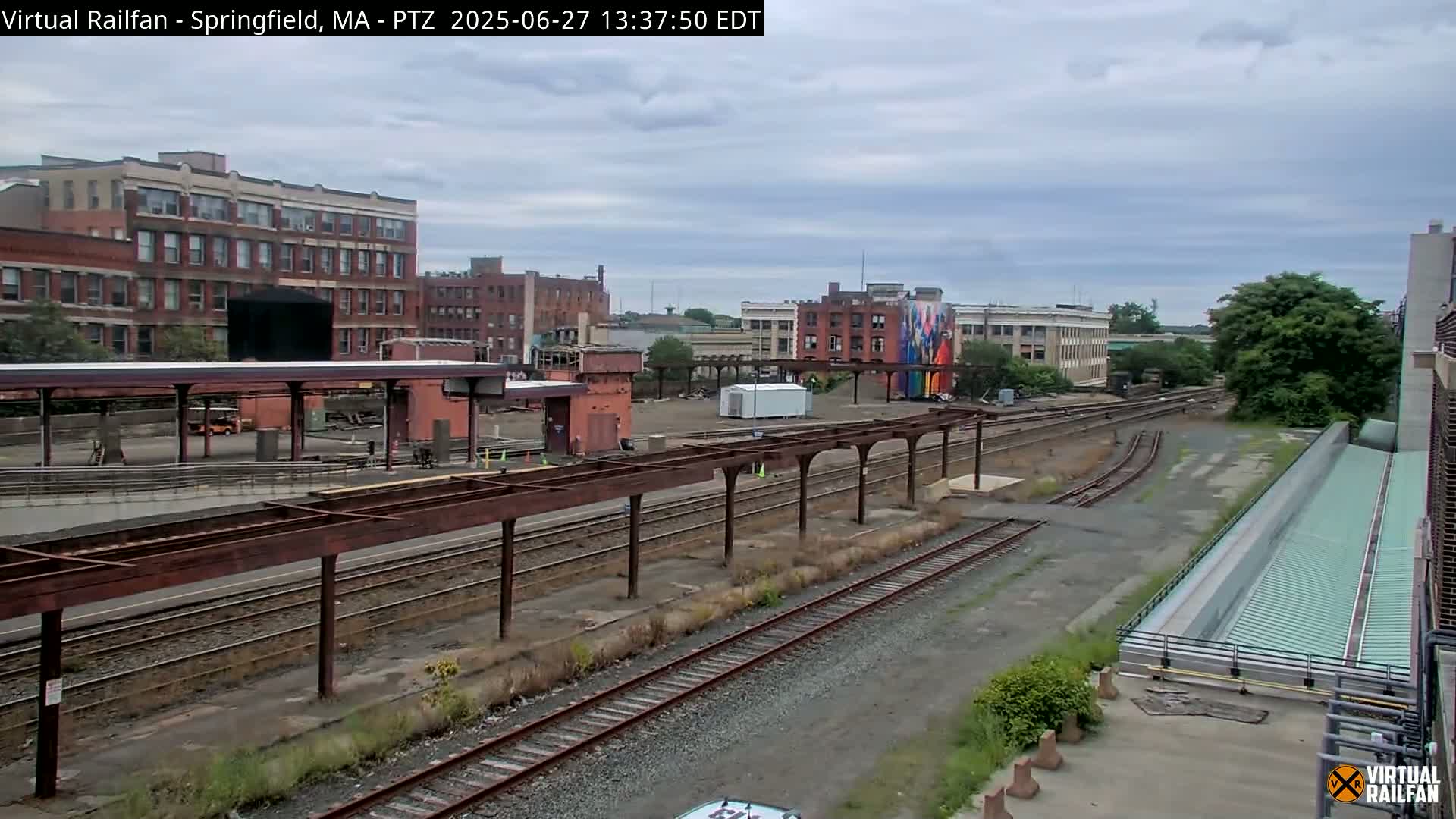 Springfield City & Springfield Union Railway Station Live Cam - Springfield, Hampden, Massachusetts, USA