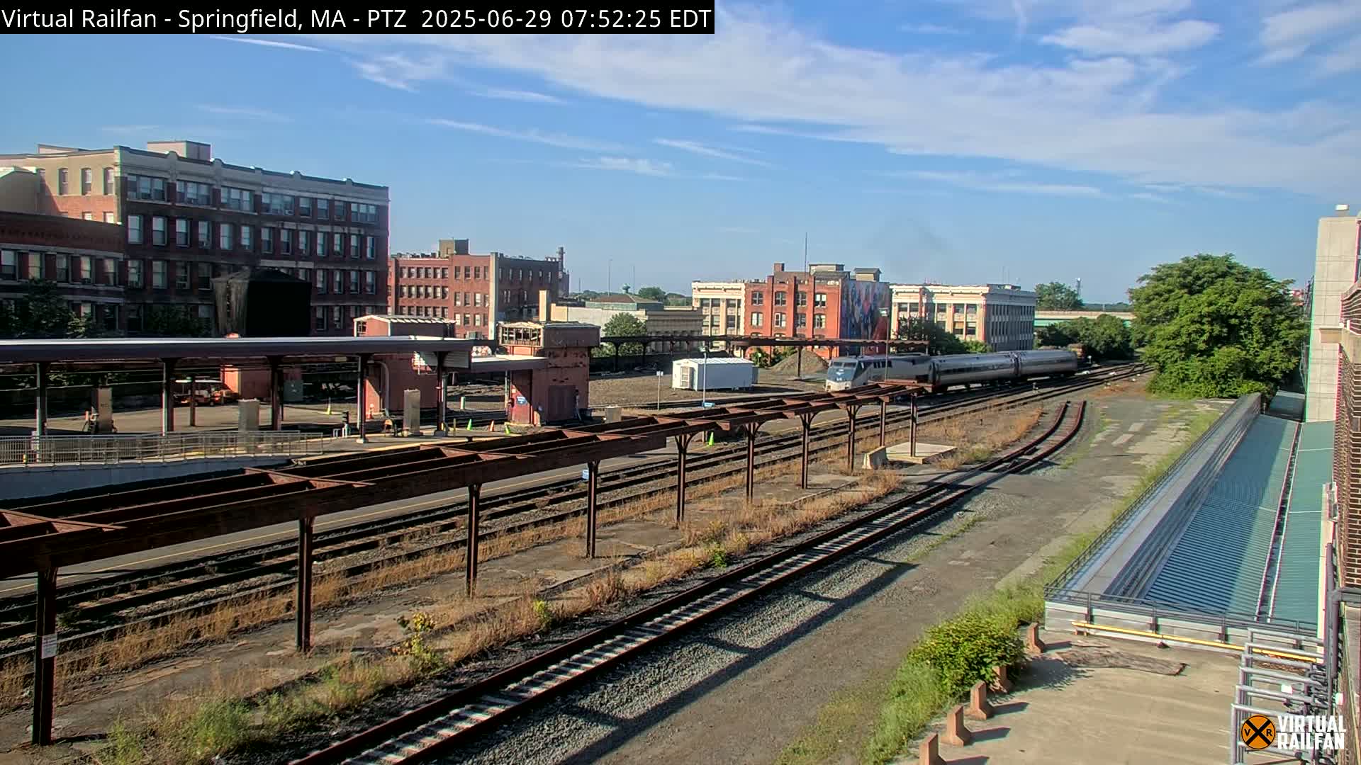 Springfield City & Springfield Union Railway Station Live Cam - Springfield, Hampden, Massachusetts, USA