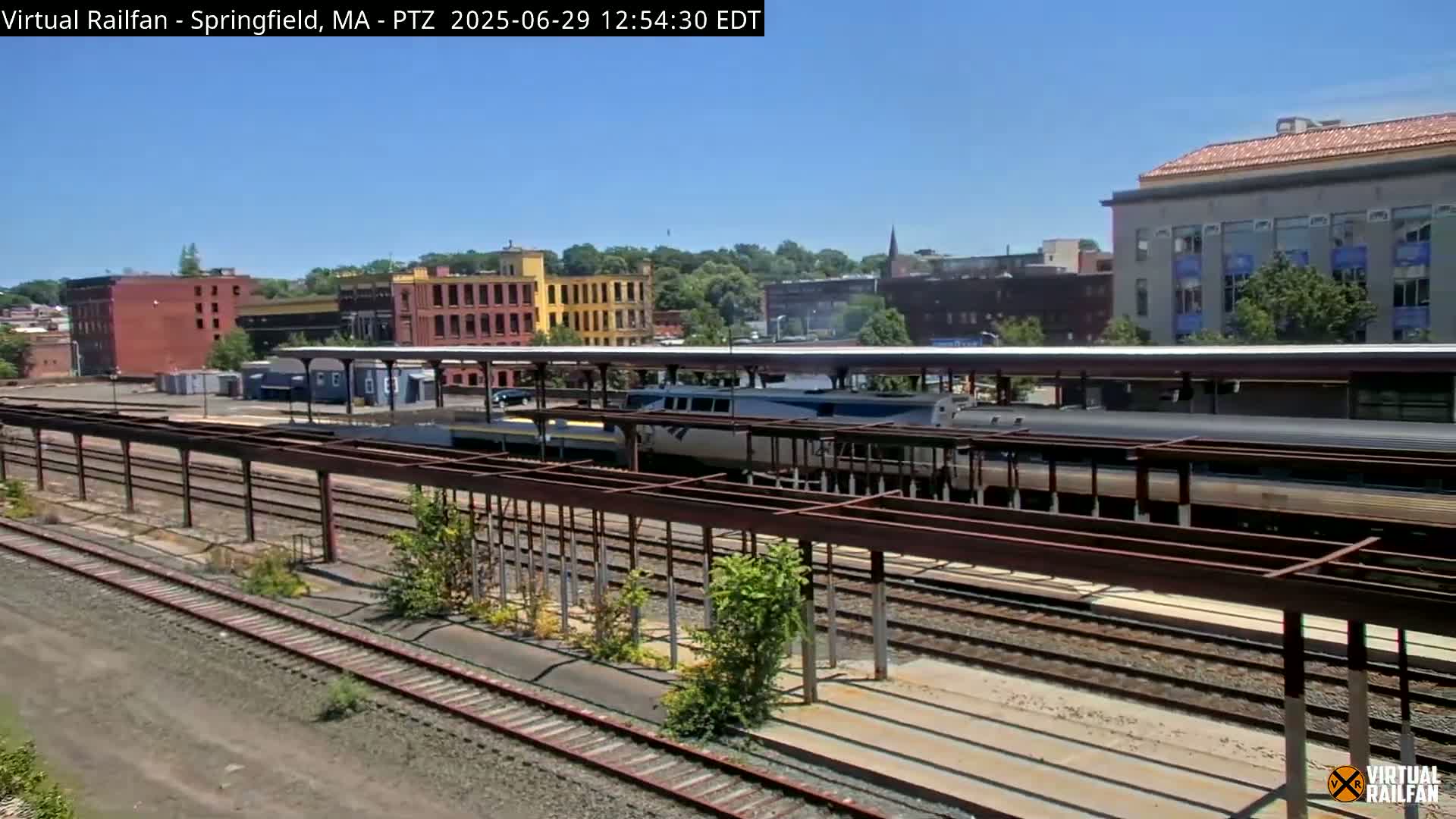 Springfield City & Springfield Union Railway Station Live Cam - Springfield, Hampden, Massachusetts, USA