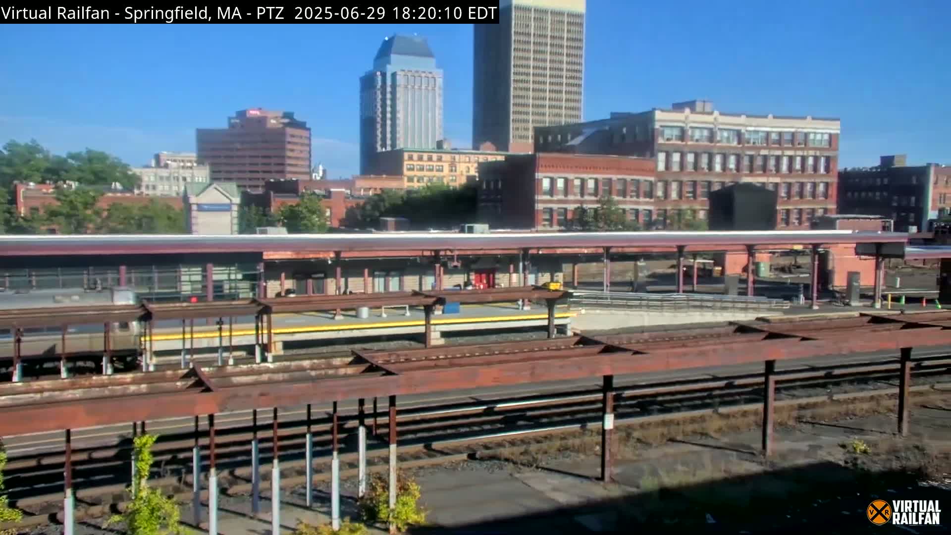 Springfield City & Springfield Union Railway Station Live Cam - Springfield, Hampden, Massachusetts, USA