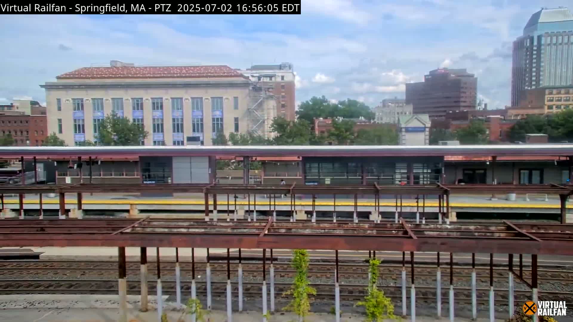 Springfield City & Springfield Union Railway Station Live Cam - Springfield, Hampden, Massachusetts, USA