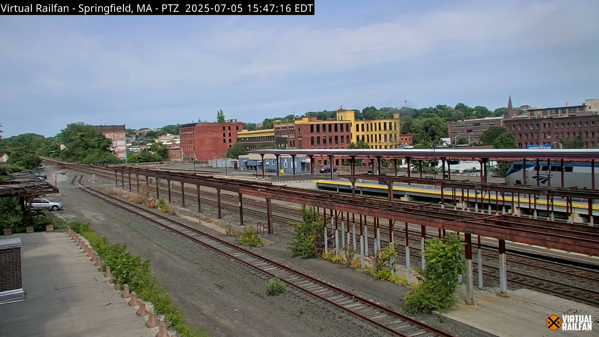 Springfield City & Springfield Union Railway Station Live Cam - Springfield, Hampden, Massachusetts, USA