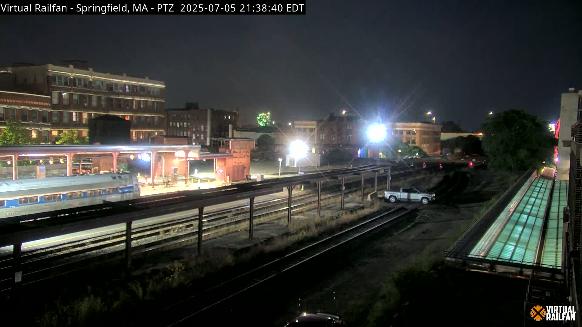 Springfield City & Springfield Union Railway Station Live Cam - Springfield, Hampden, Massachusetts, USA