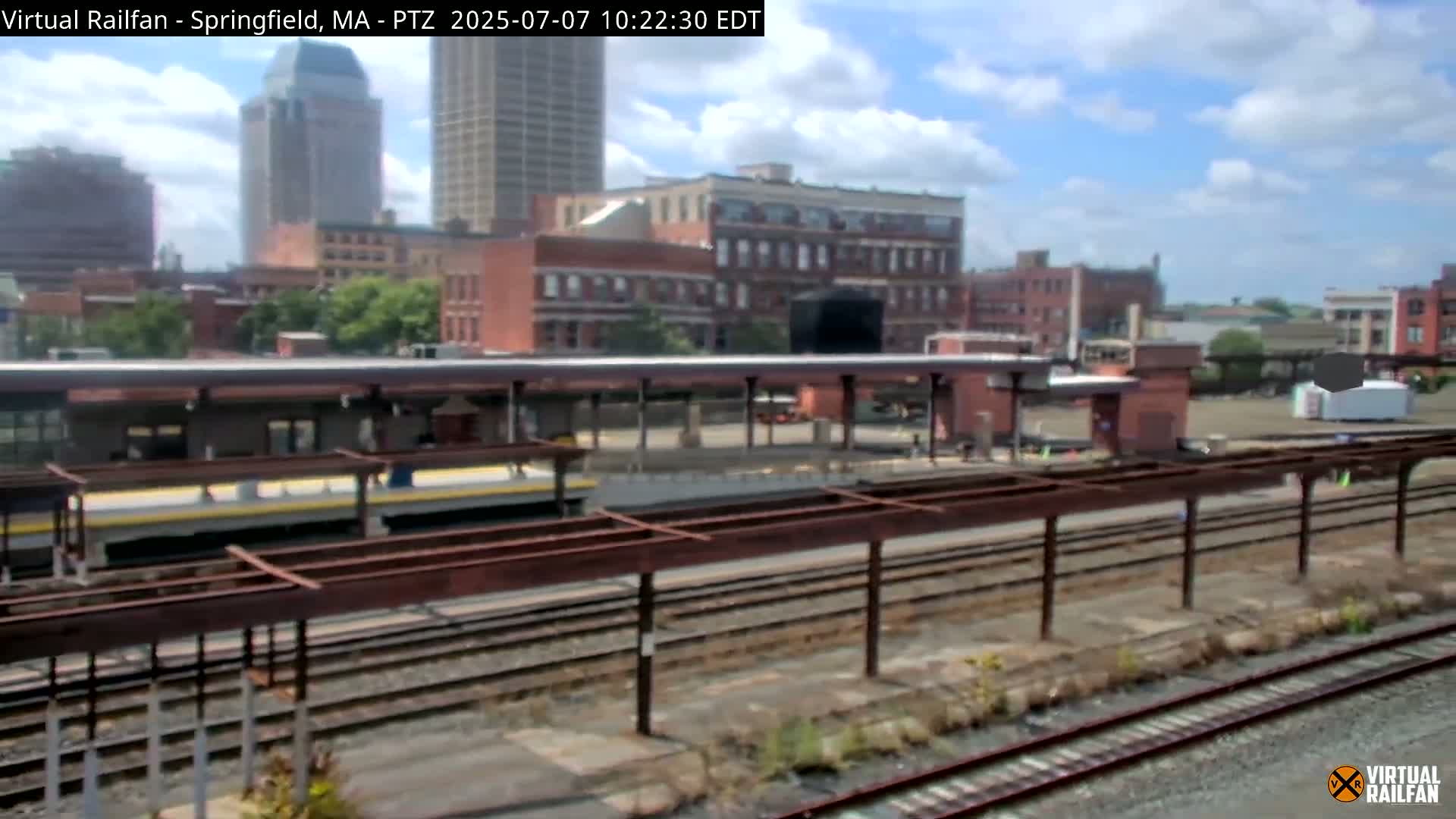 Springfield City & Springfield Union Railway Station Live Cam - Springfield, Hampden, Massachusetts, USA