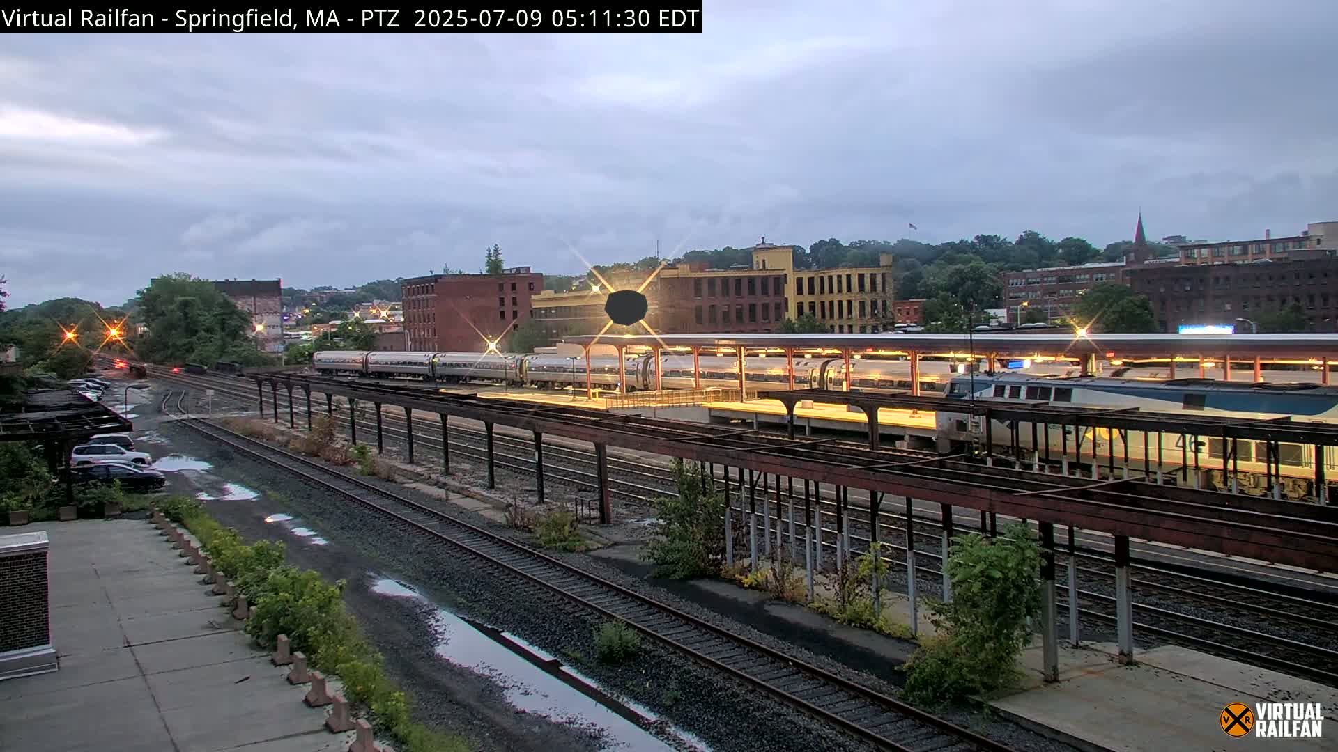 Springfield City & Springfield Union Railway Station Live Cam - Springfield, Hampden, Massachusetts, USA